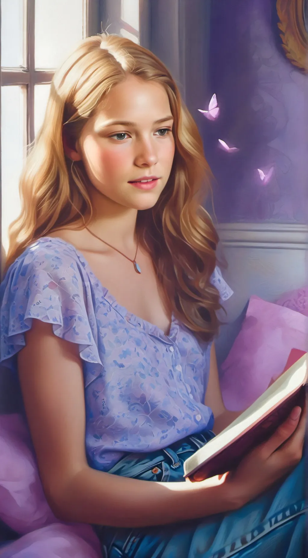 ai character: Estelle Theis background