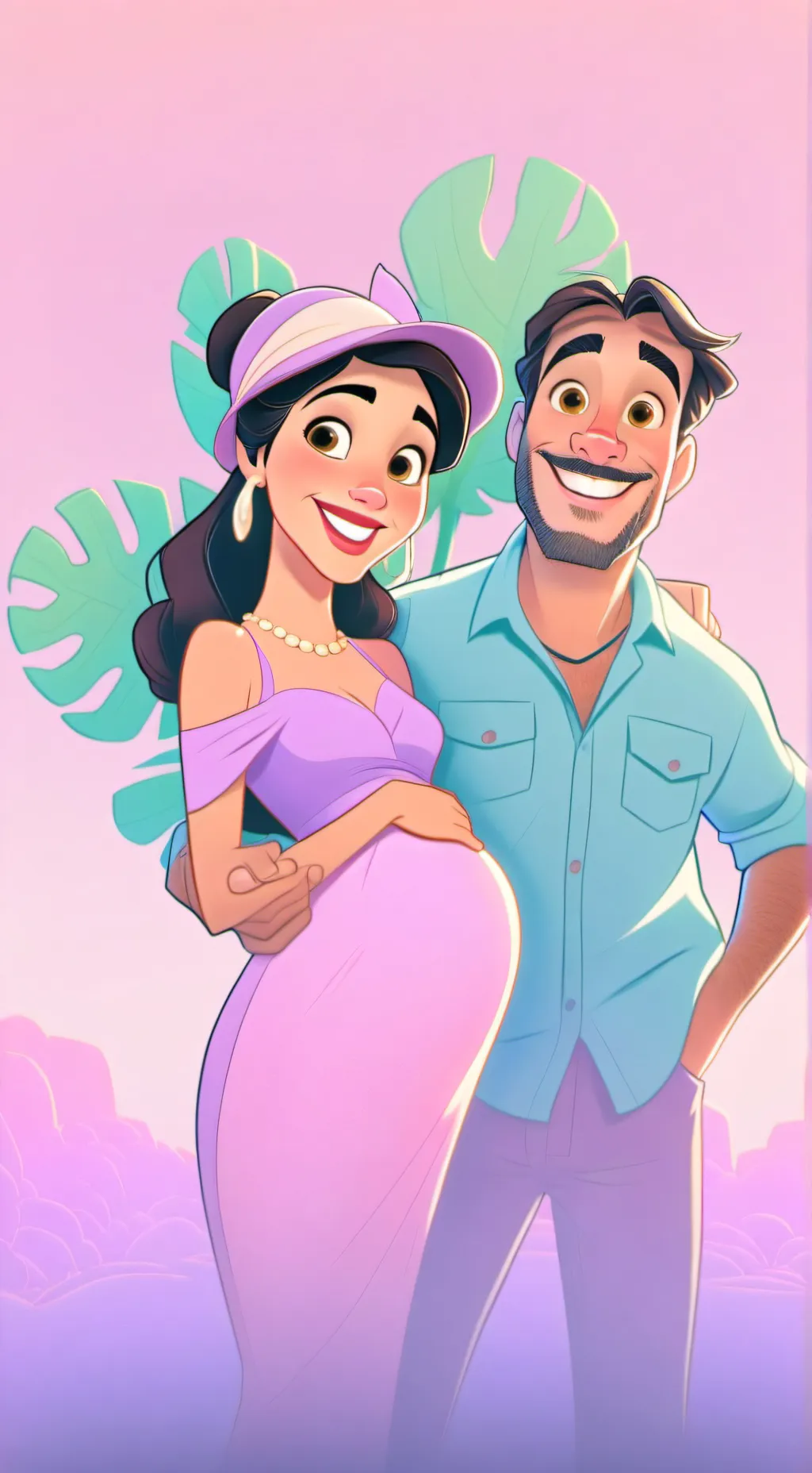 ai character: ★Leo y celeste★ background