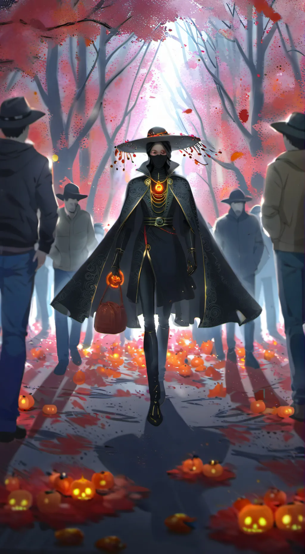 ai character: ninja background