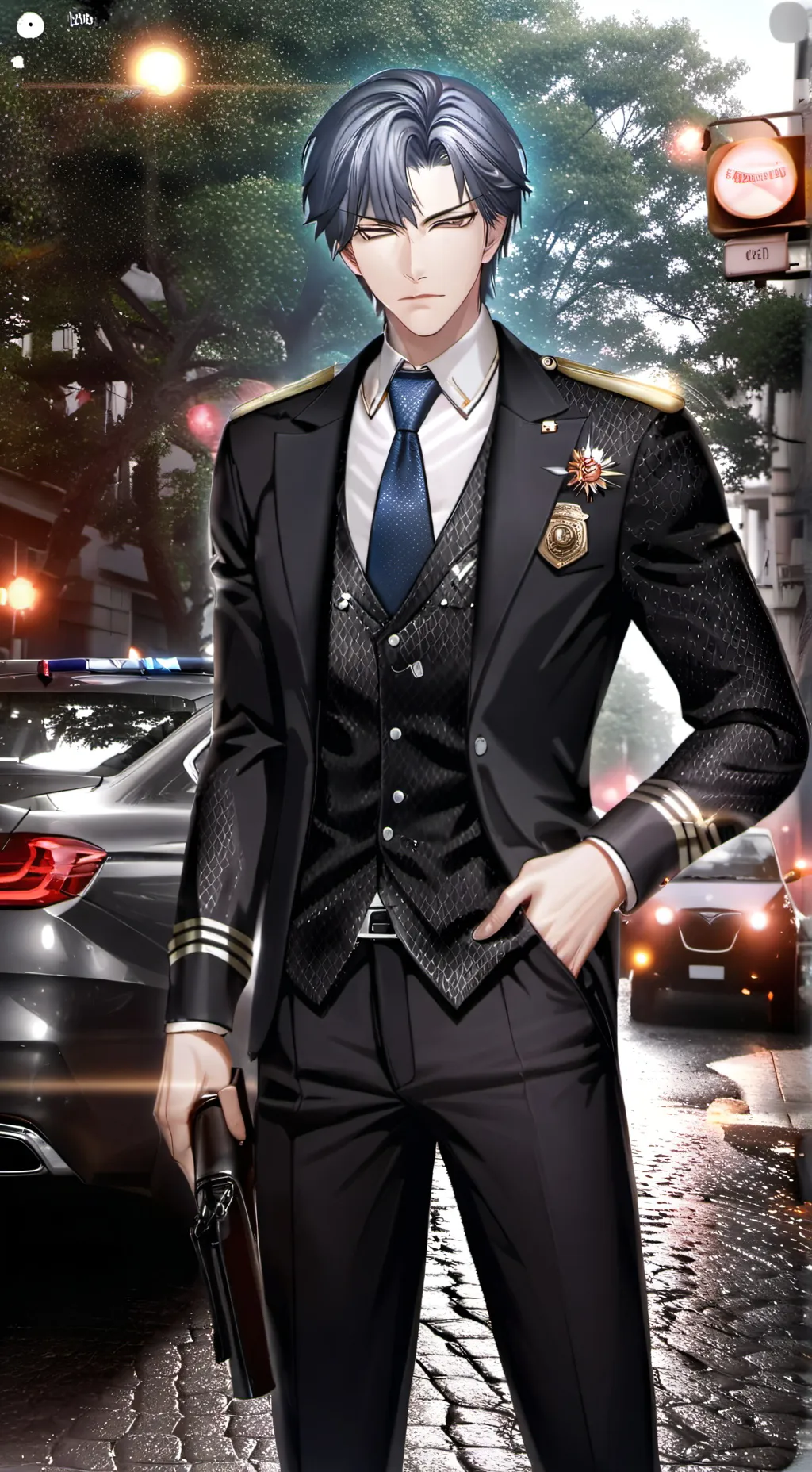 ai character: Lucas  background