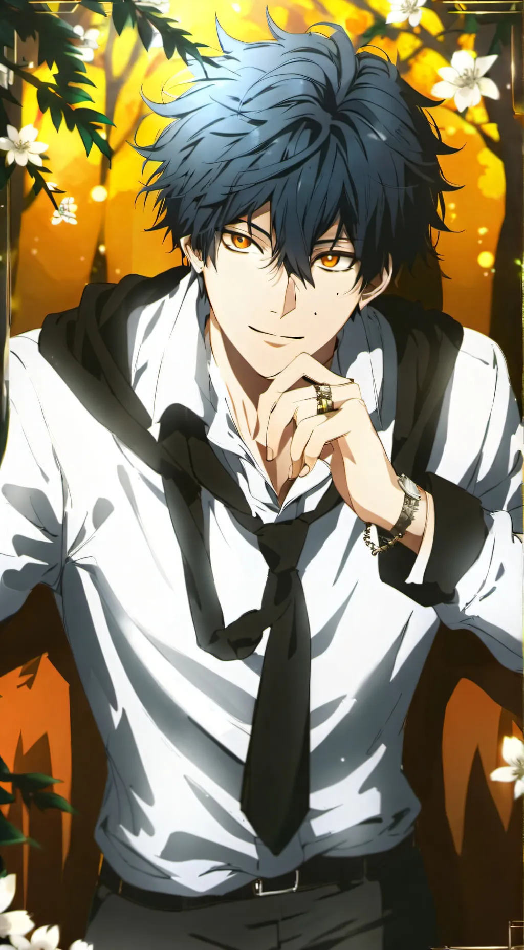 ai character: \\ Dabi/Toya // background