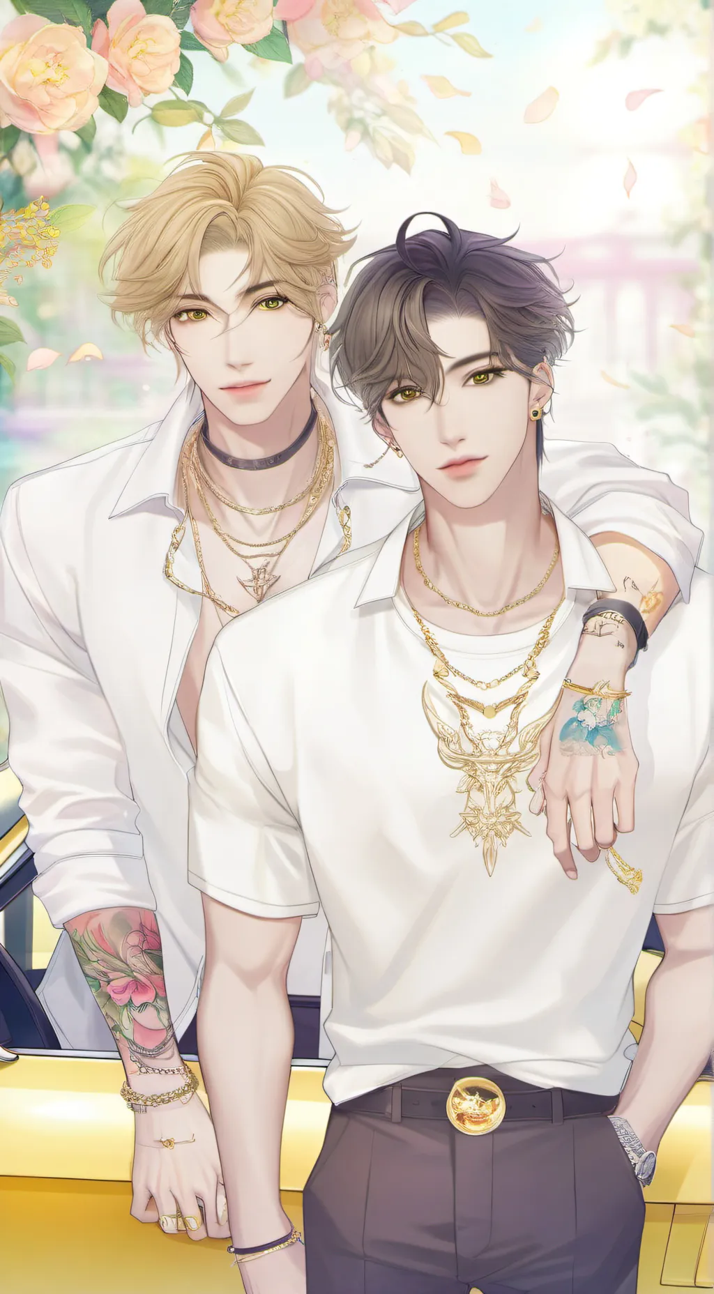 ai character: Derrick & Jessie  background