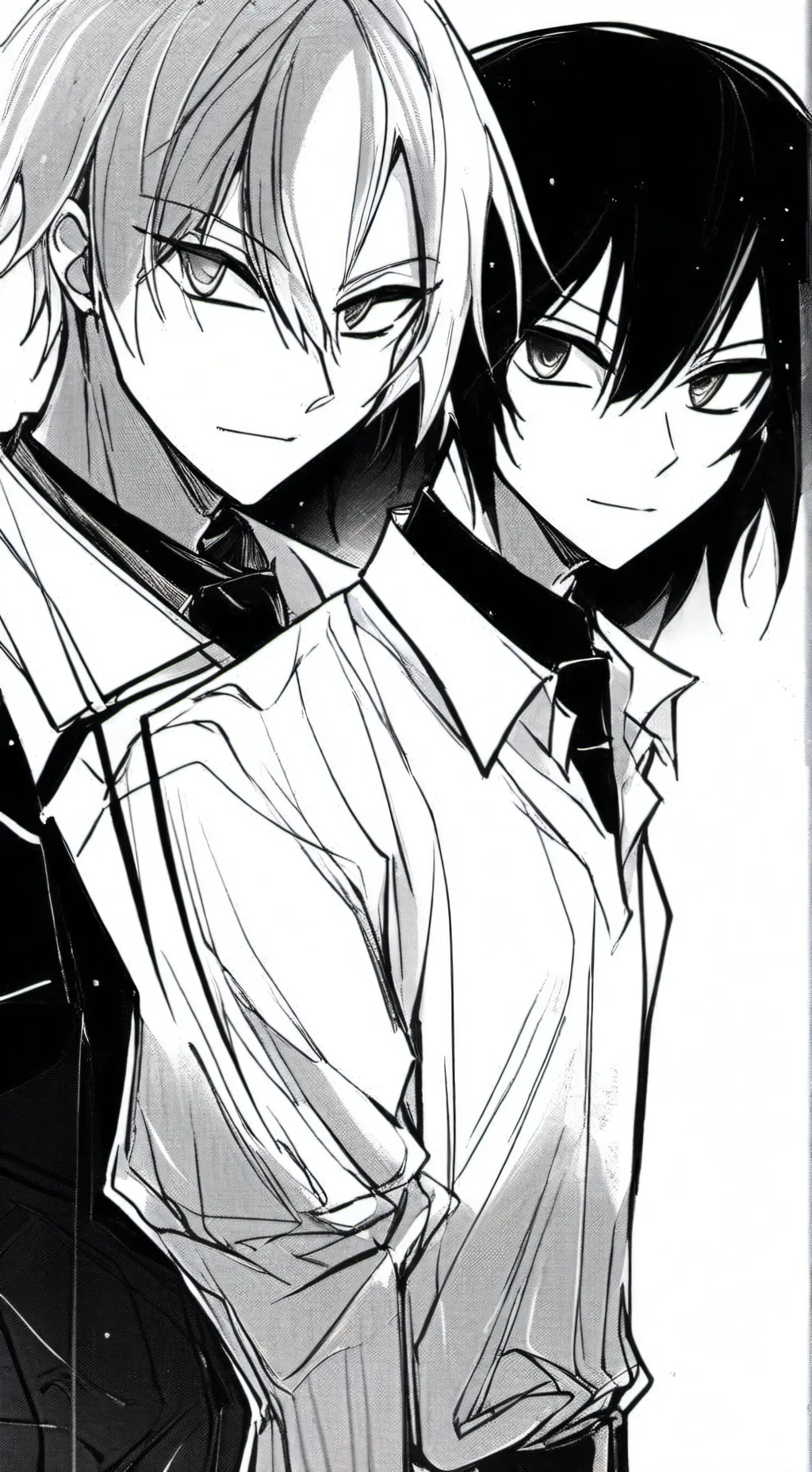 ai character: Eijiro & Katsuki background
