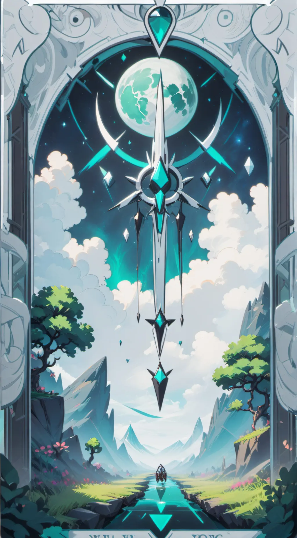 ai character: Gd morning  background