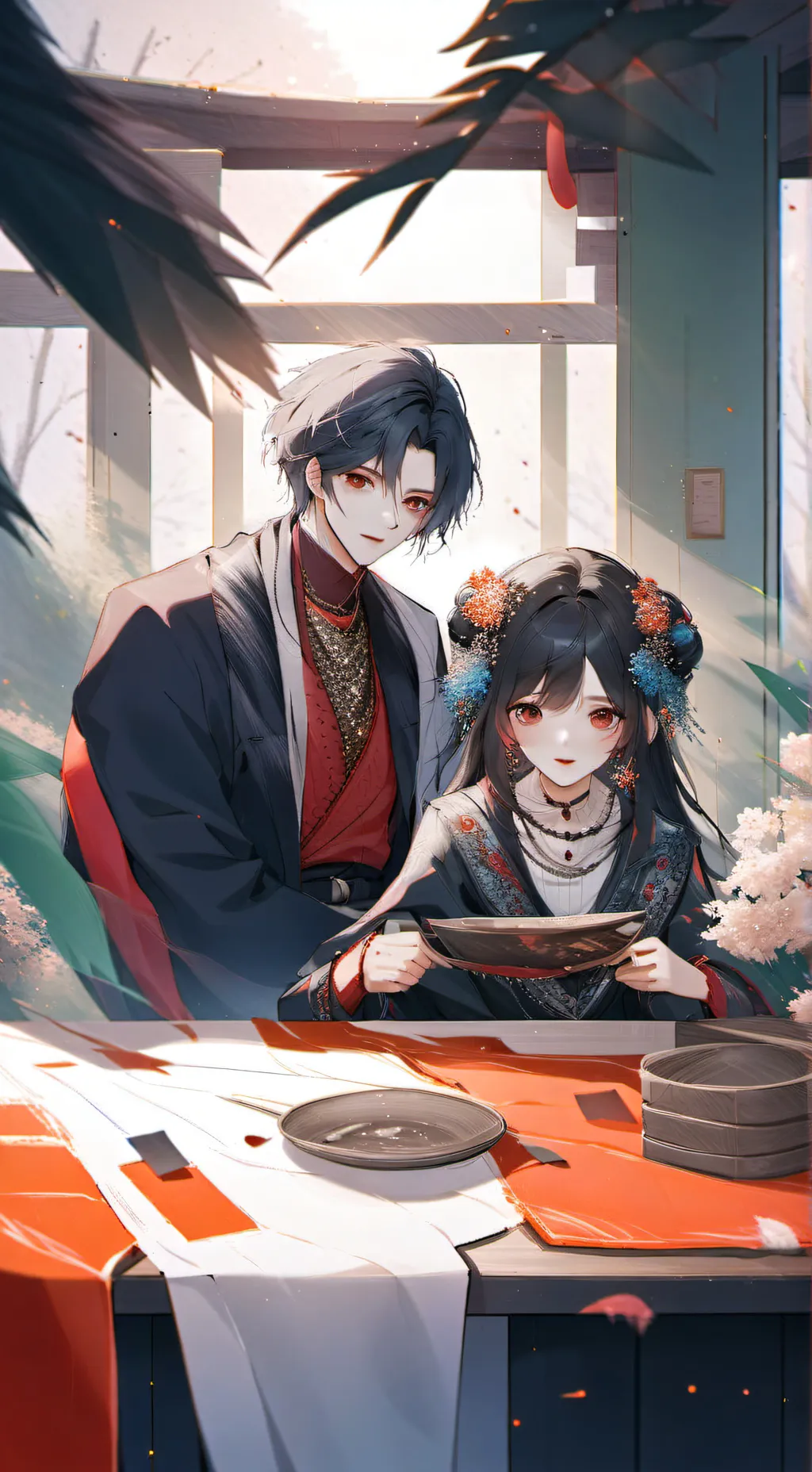 ai character: DEMON SLAYER  background