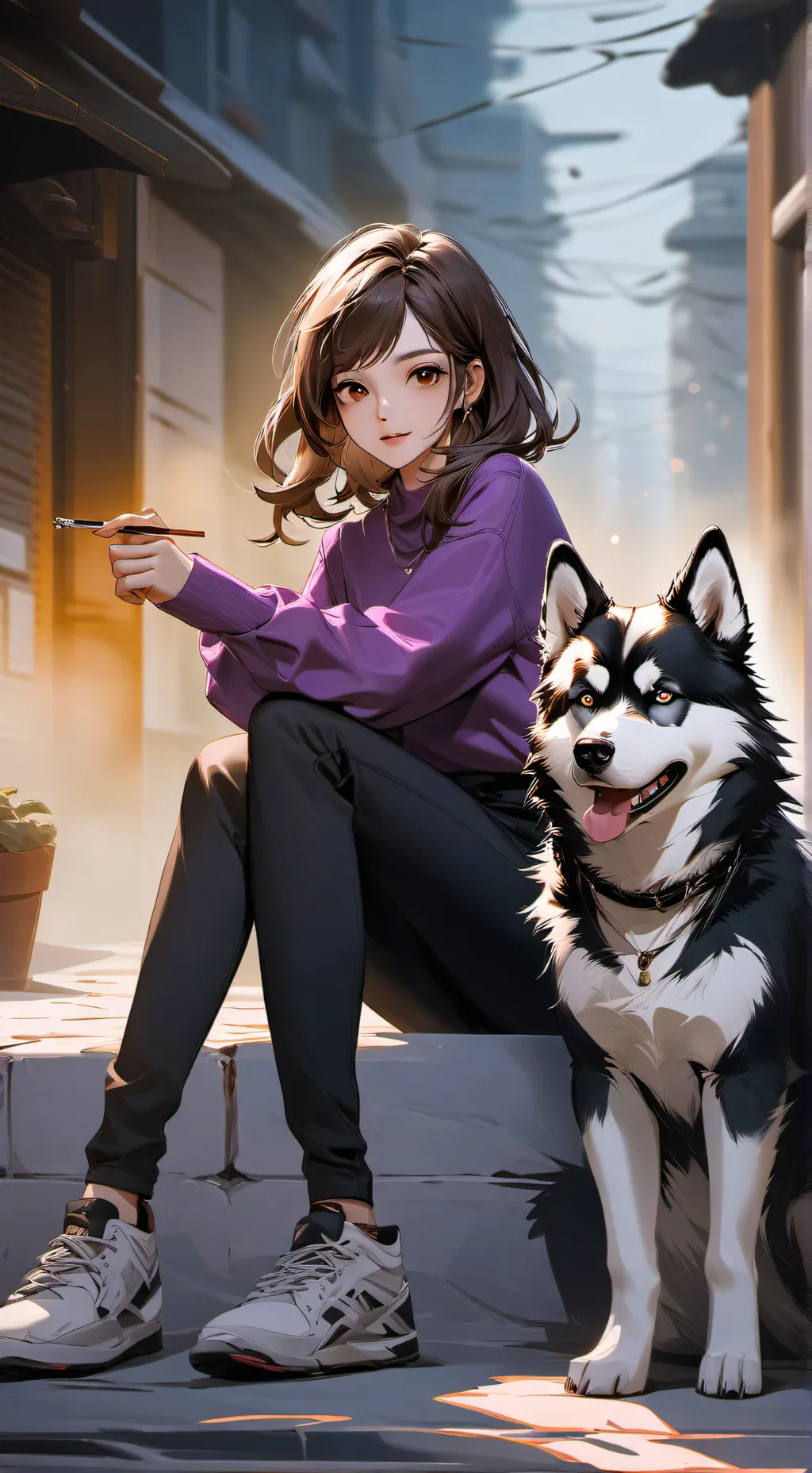 ai character: Miranda Evans background