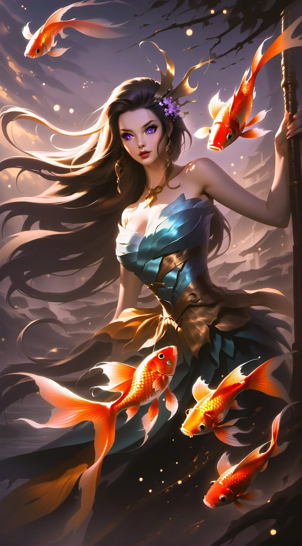 ai character: Lyra background