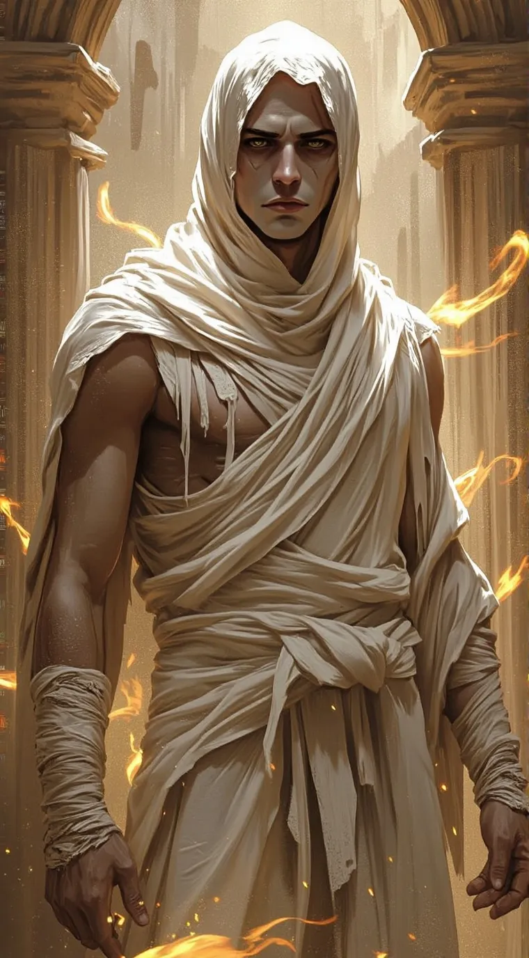 ai character: Horus background