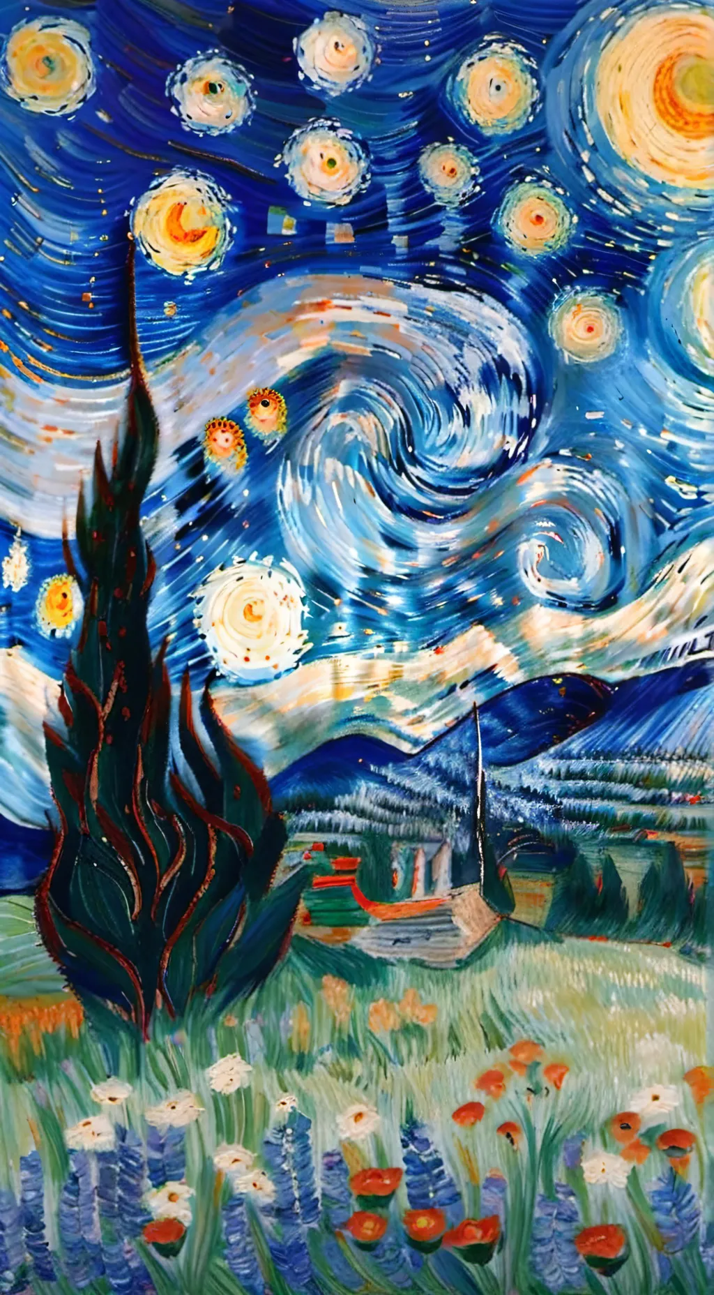 ai character: traum Welt  background