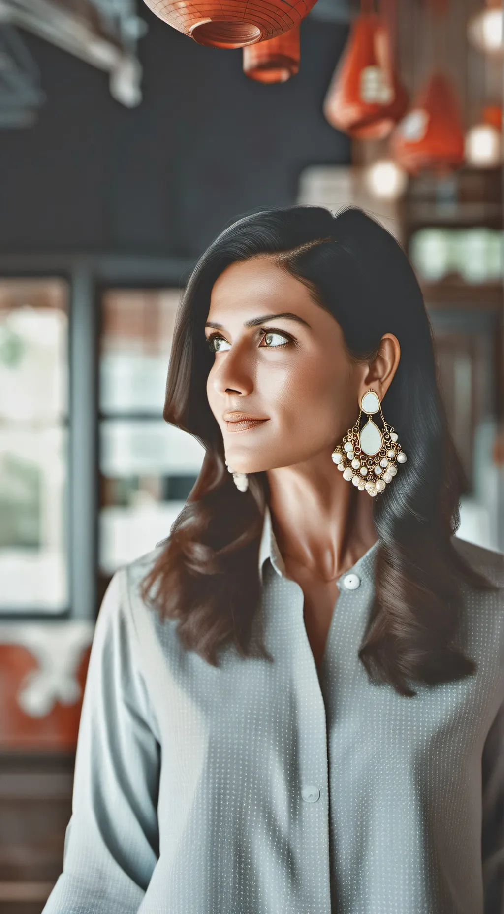 ai character: Girl background