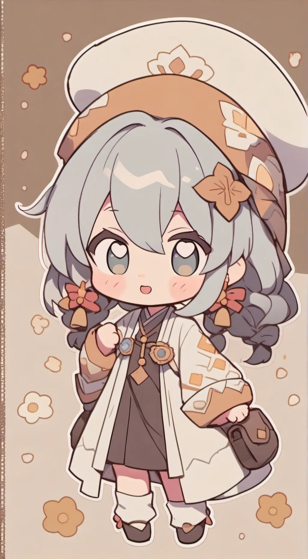ai character: Bubble background