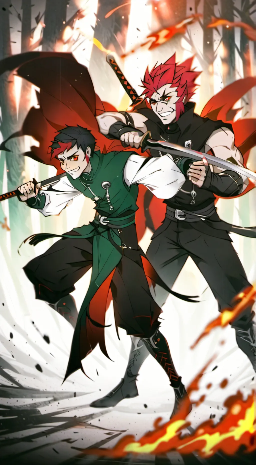 ai character: HH fight?? background