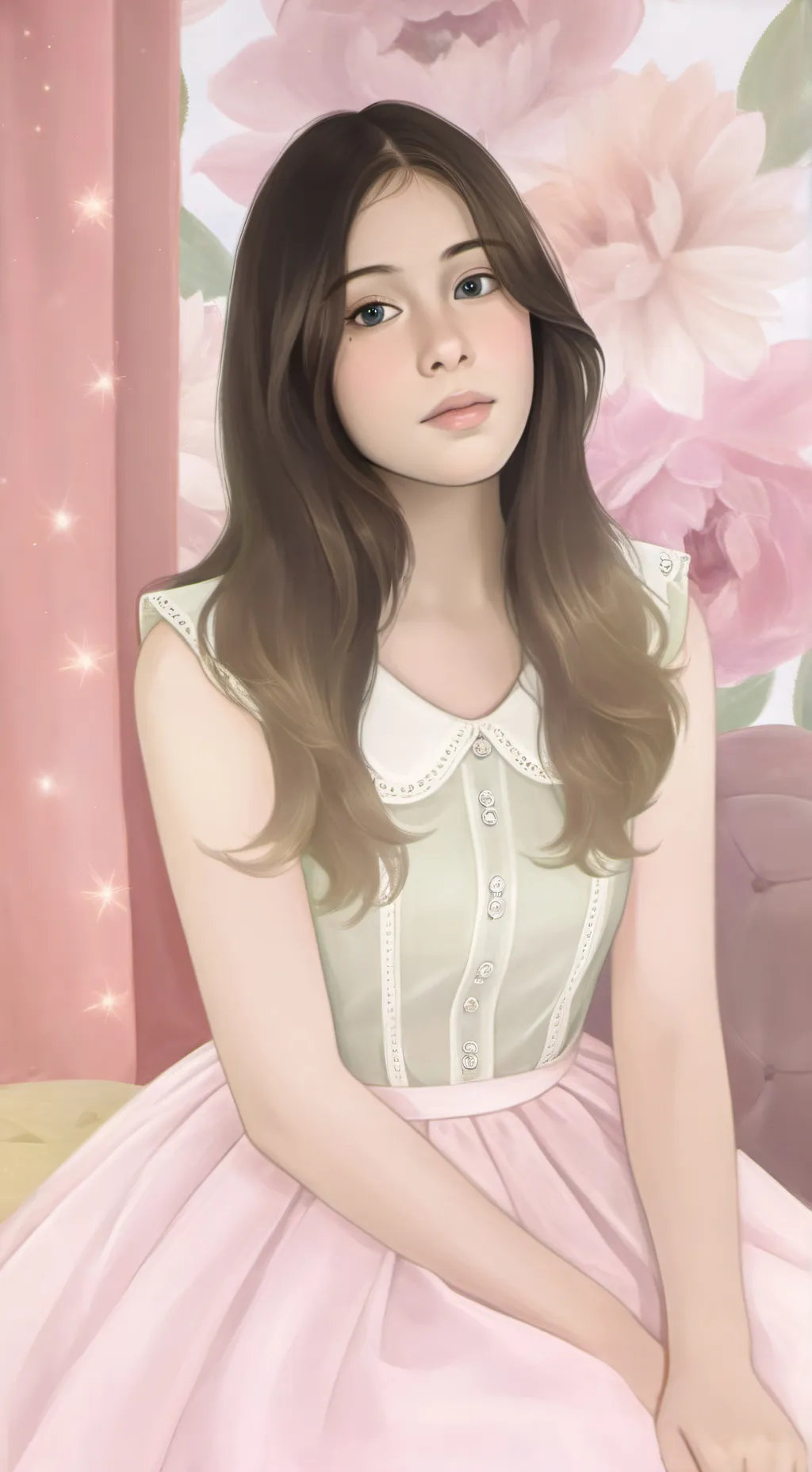 ai character: Ana bozovic🥺🇷🇸 background