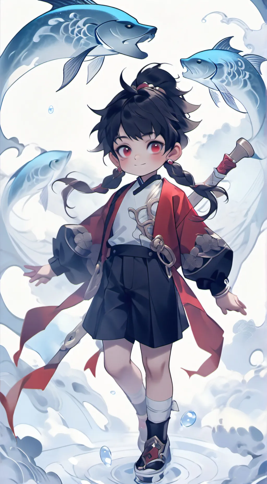 ai character: 🥡 Nezha 🥡 background