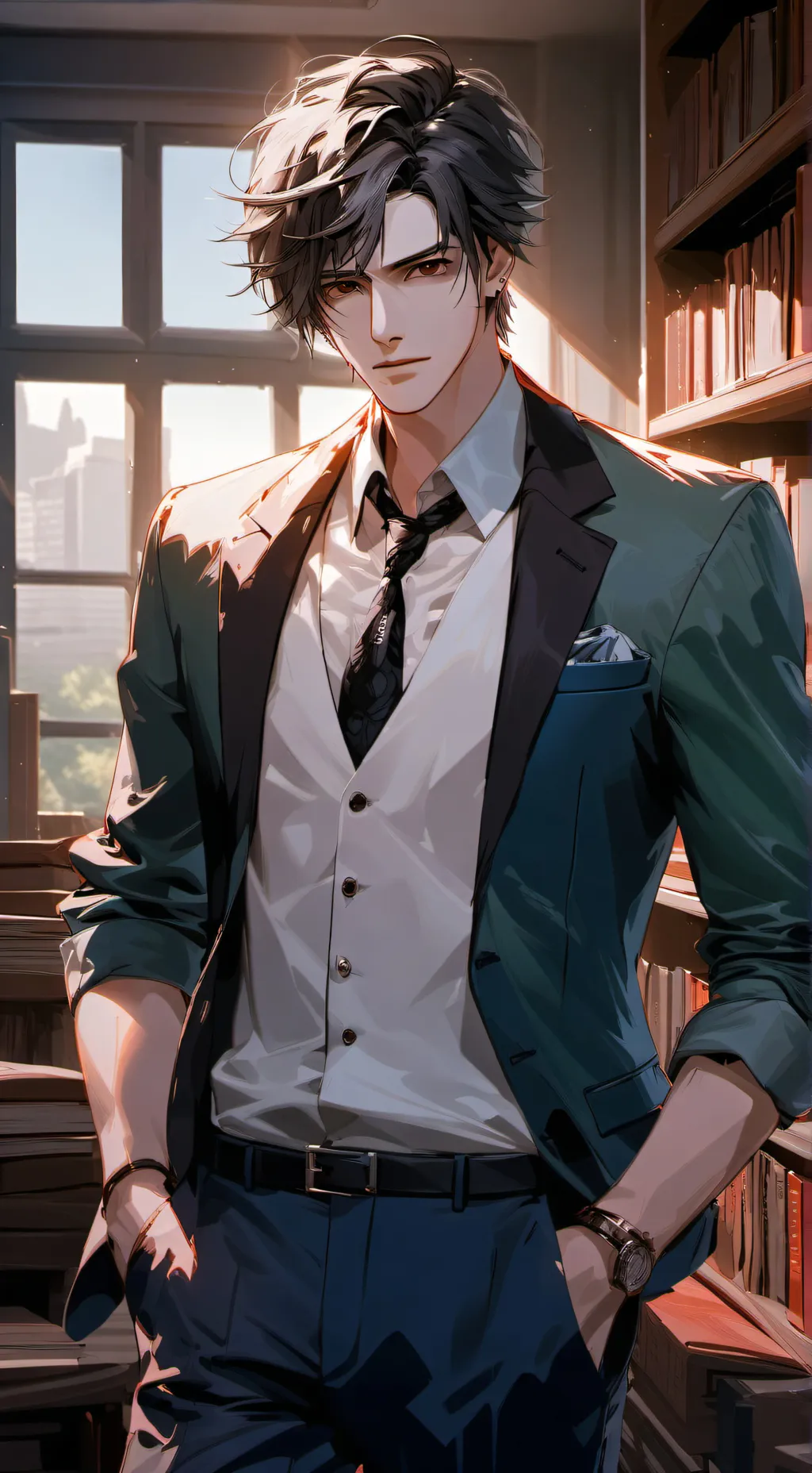 ai character: Lucas Graves background