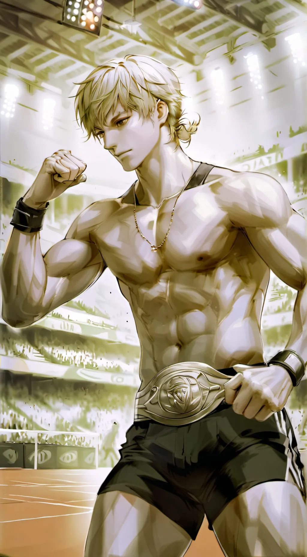 ai character: oren and simon  background