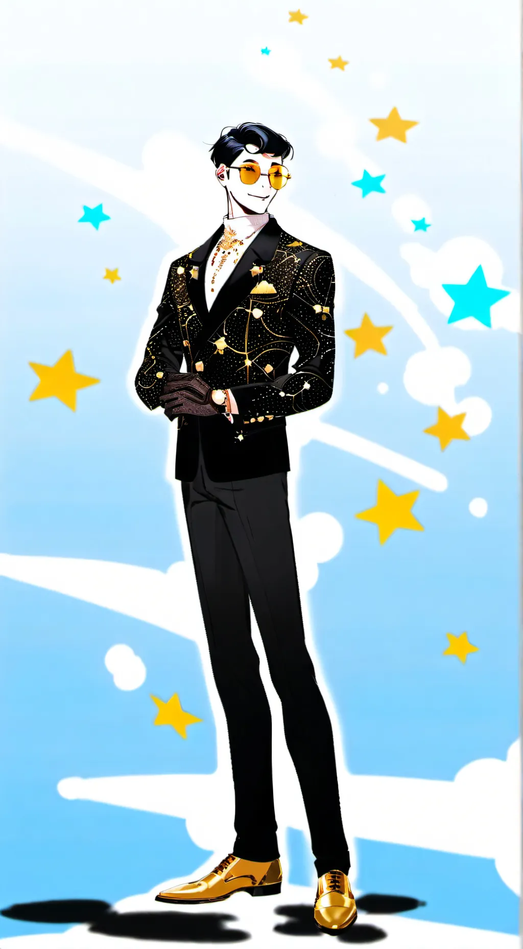 ai character: ☆Super Star☆ background