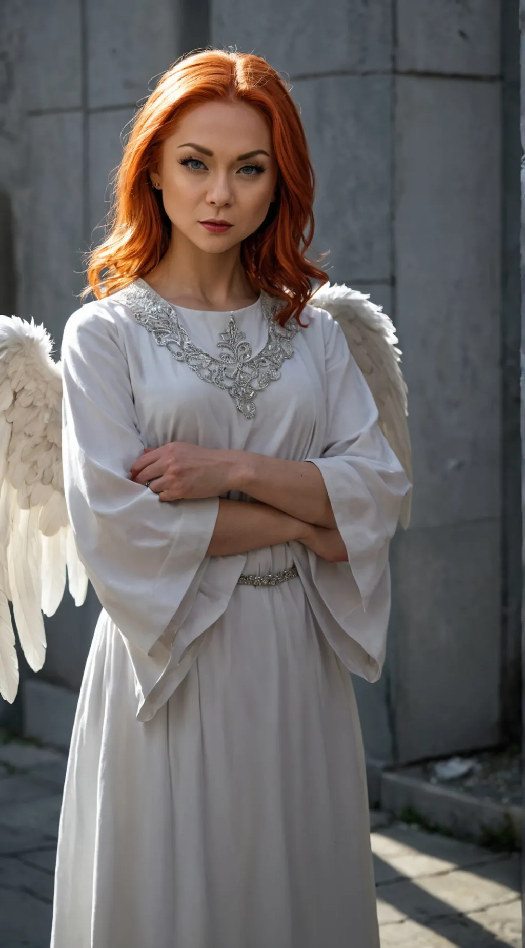 ai character: Angel Angelica  background