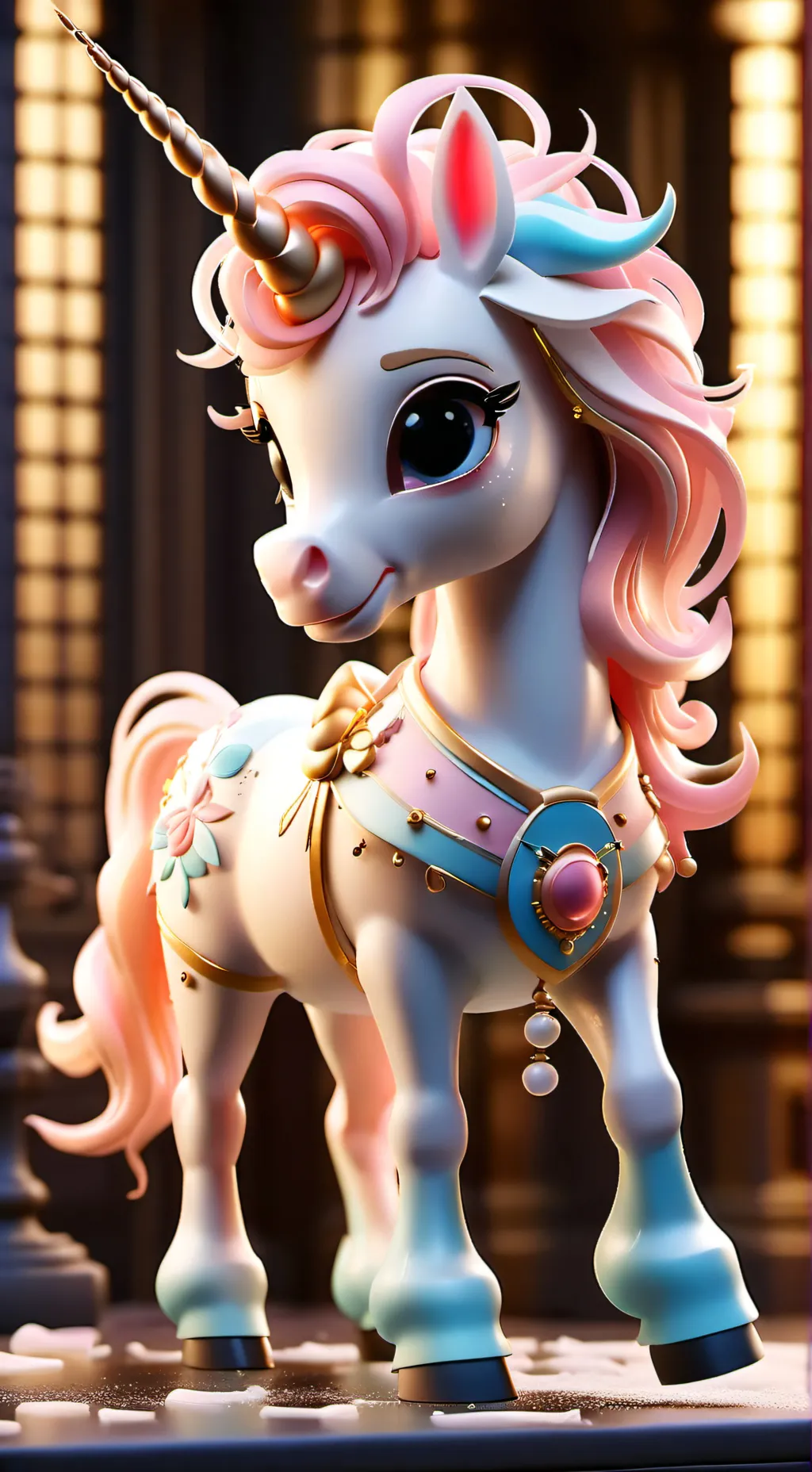 ai character: Unicorn  background