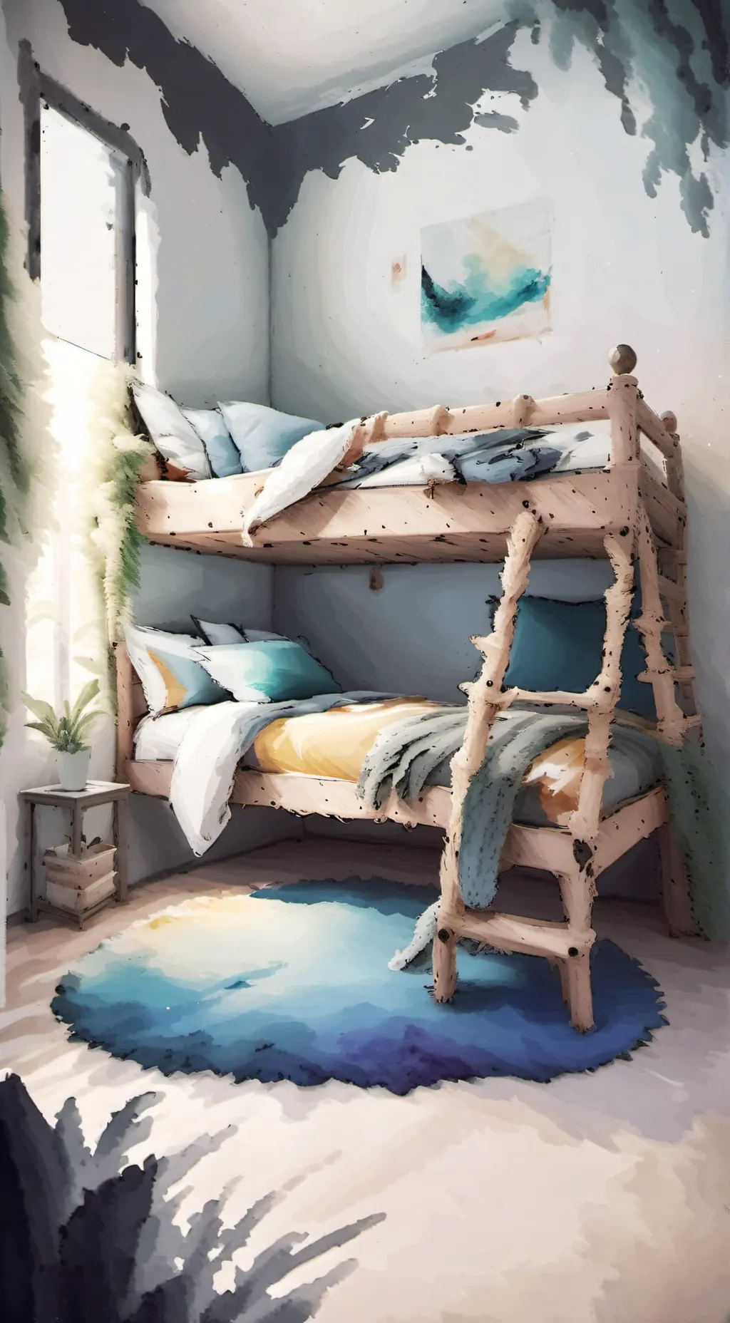 ai character: Scary DW Sleepover background