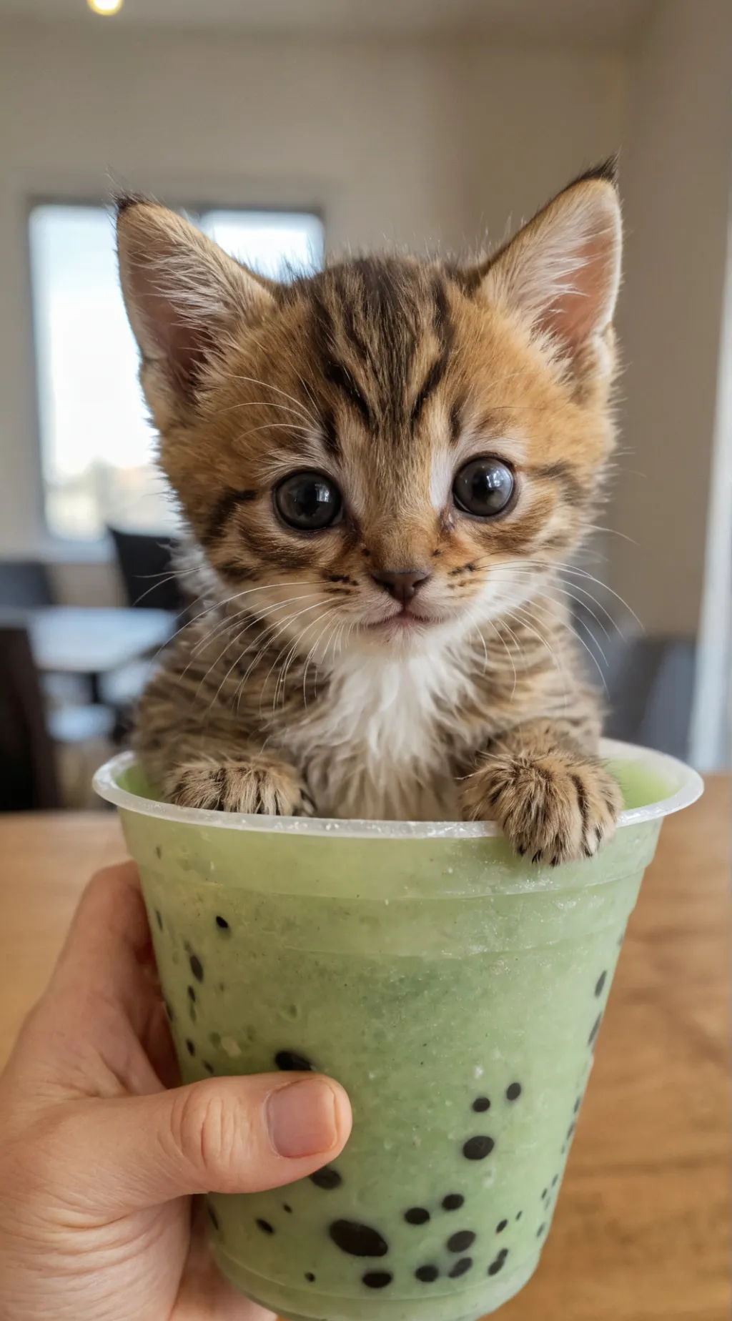 ai character: Boba Cat background