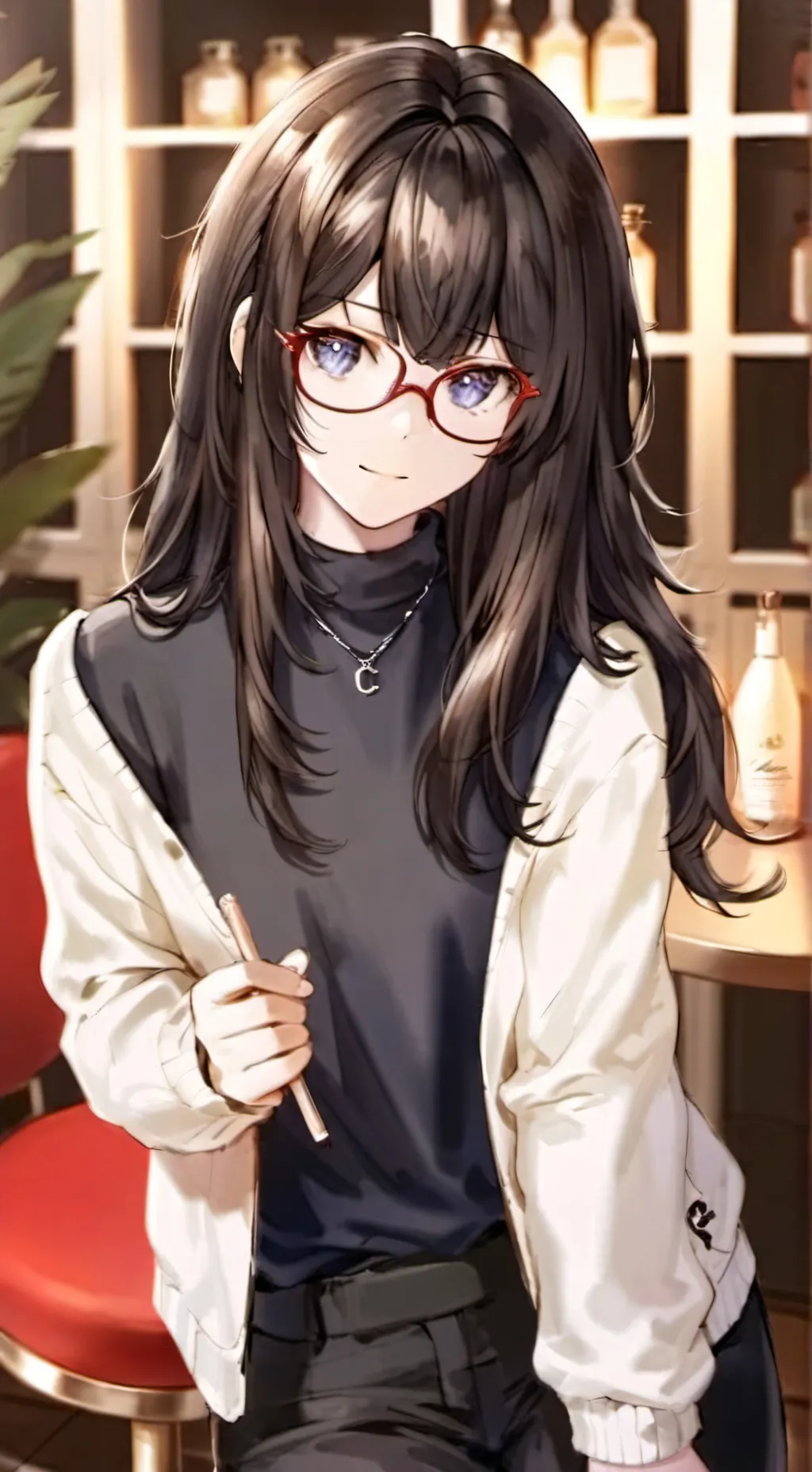 ai character: Karina  background