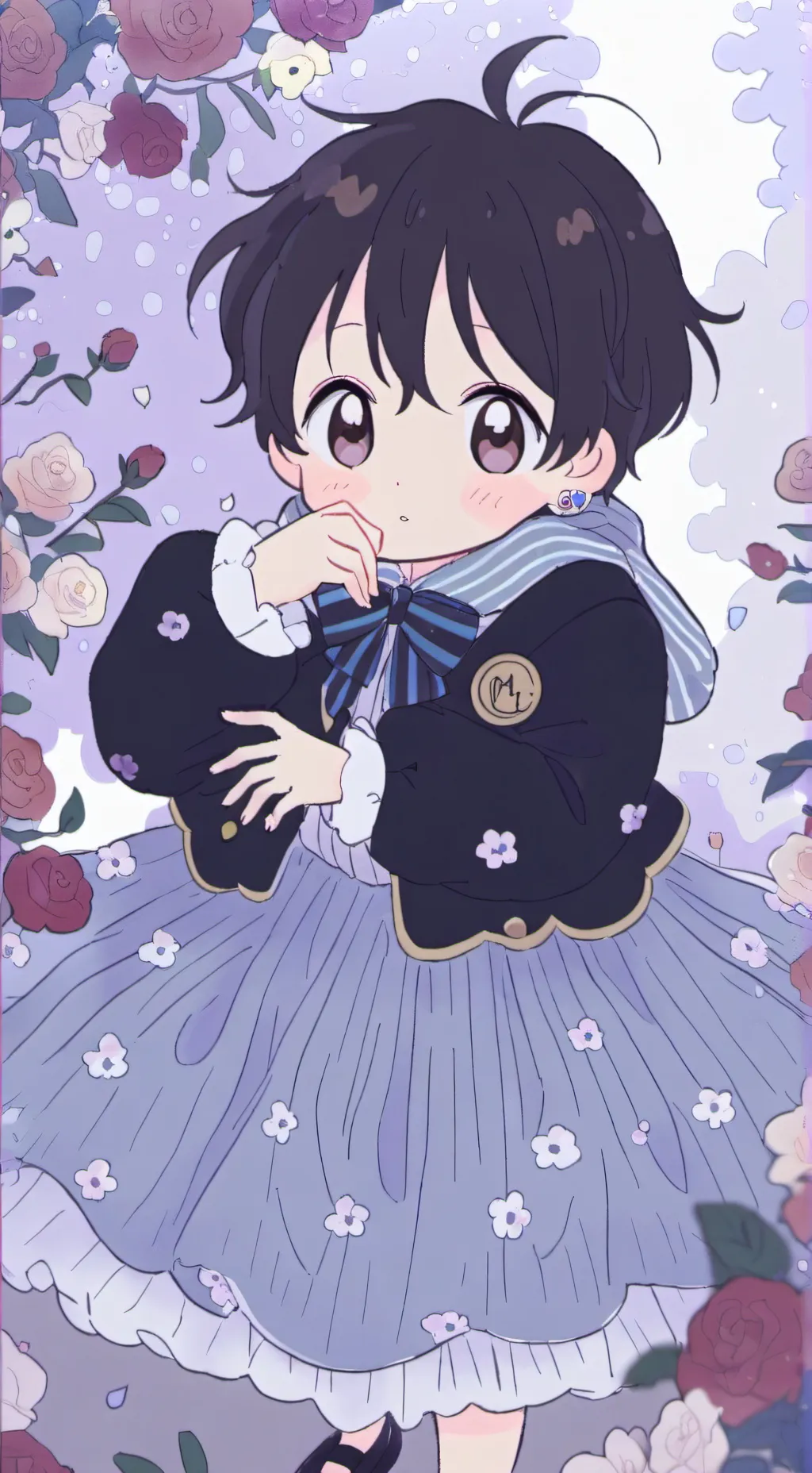ai character: baby background