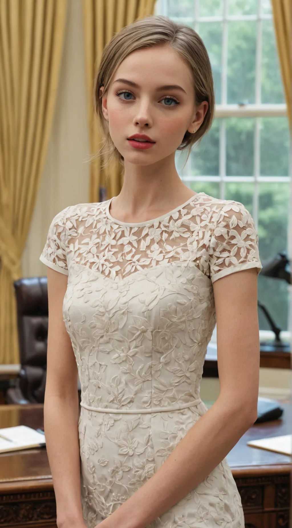 ai character: Lena Larrison background