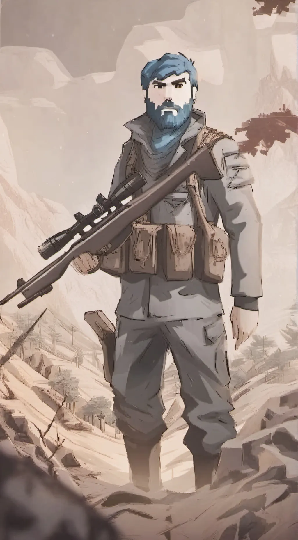 ai character: guest 1337 background