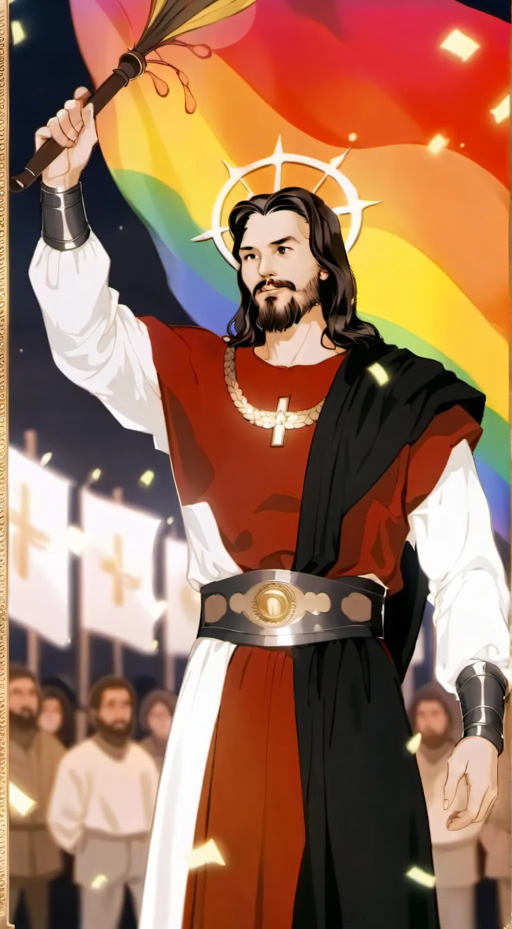 ai character: forsaken gay month background