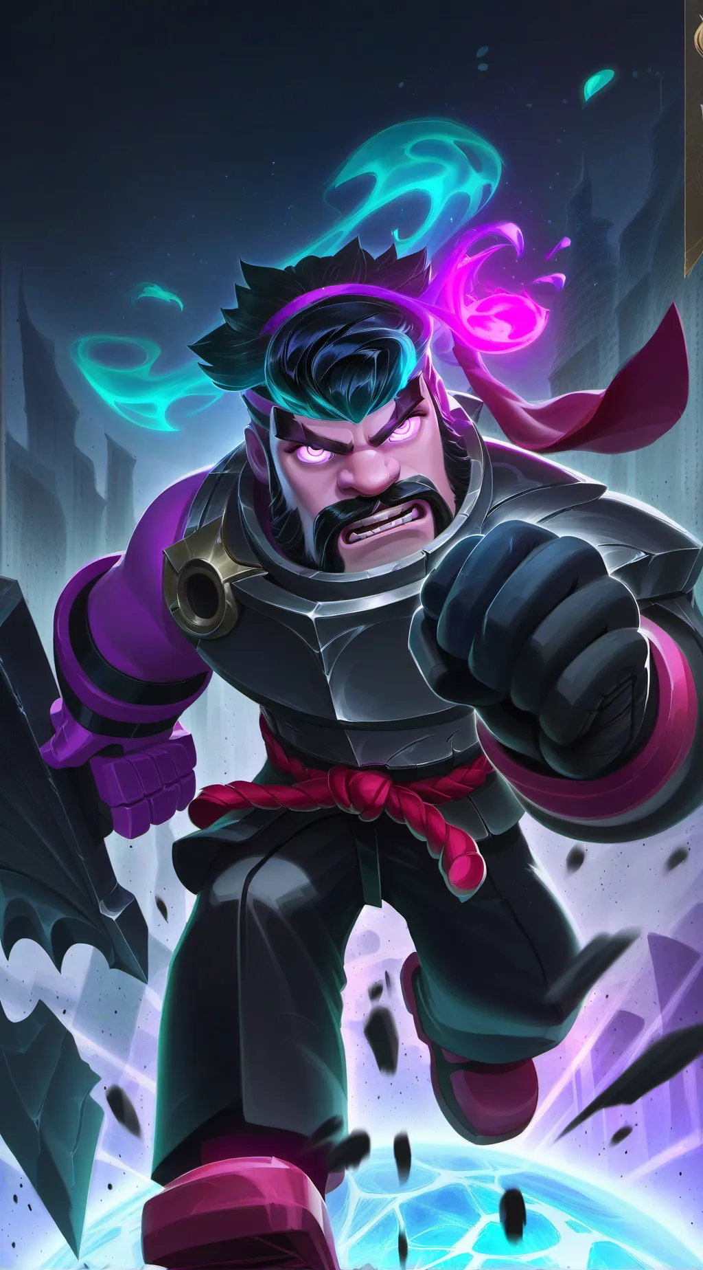 ai character: Shadow Blade background
