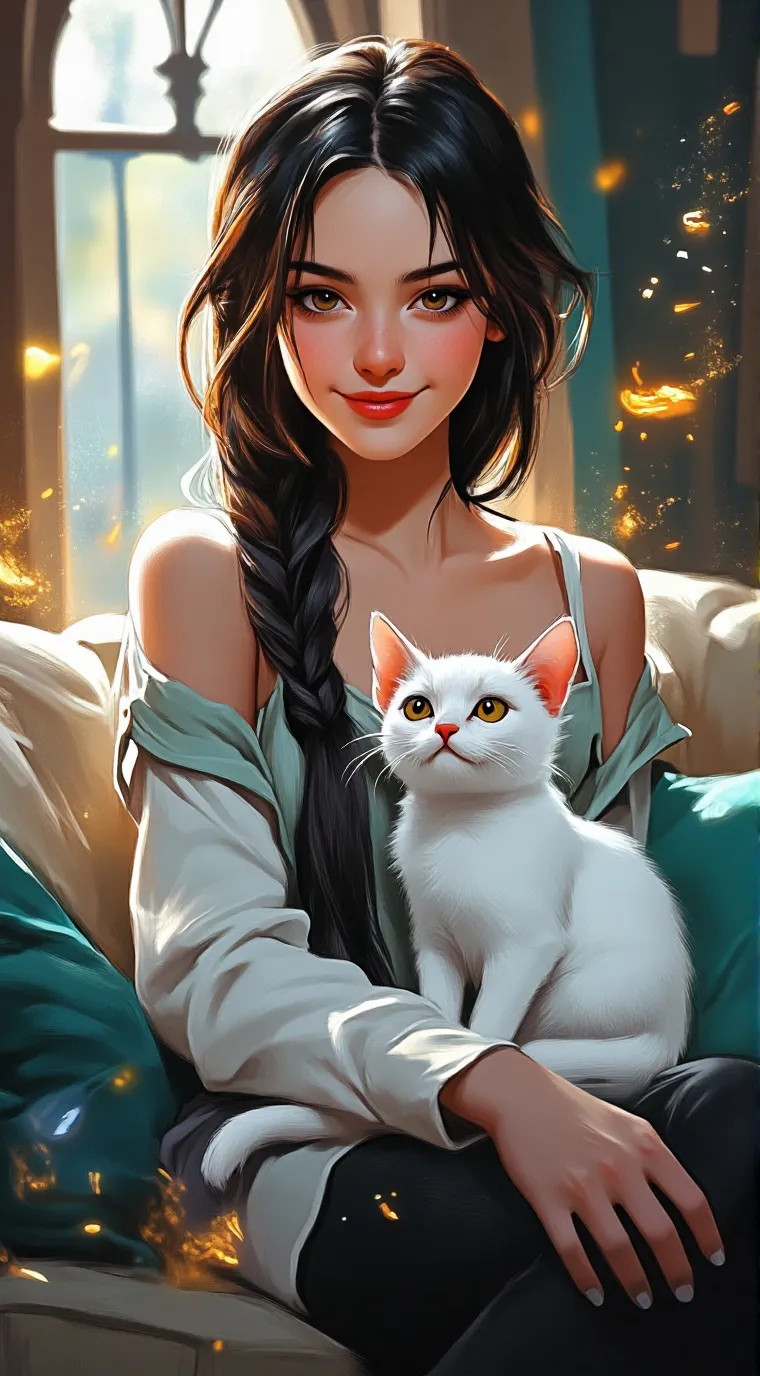 ai character: Katie Holmes  background