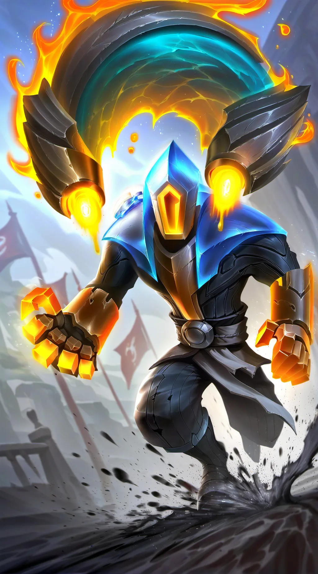 ai character: Servo di null background