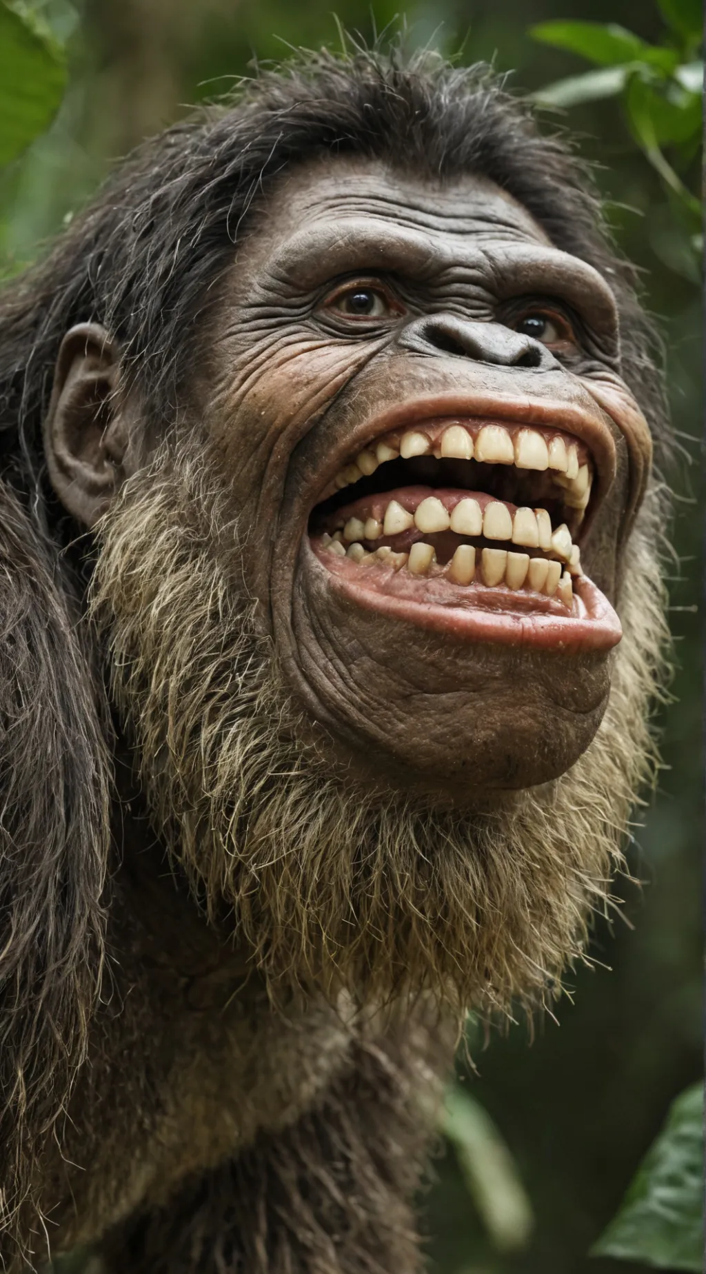 ai character: Macaco enfadaño background