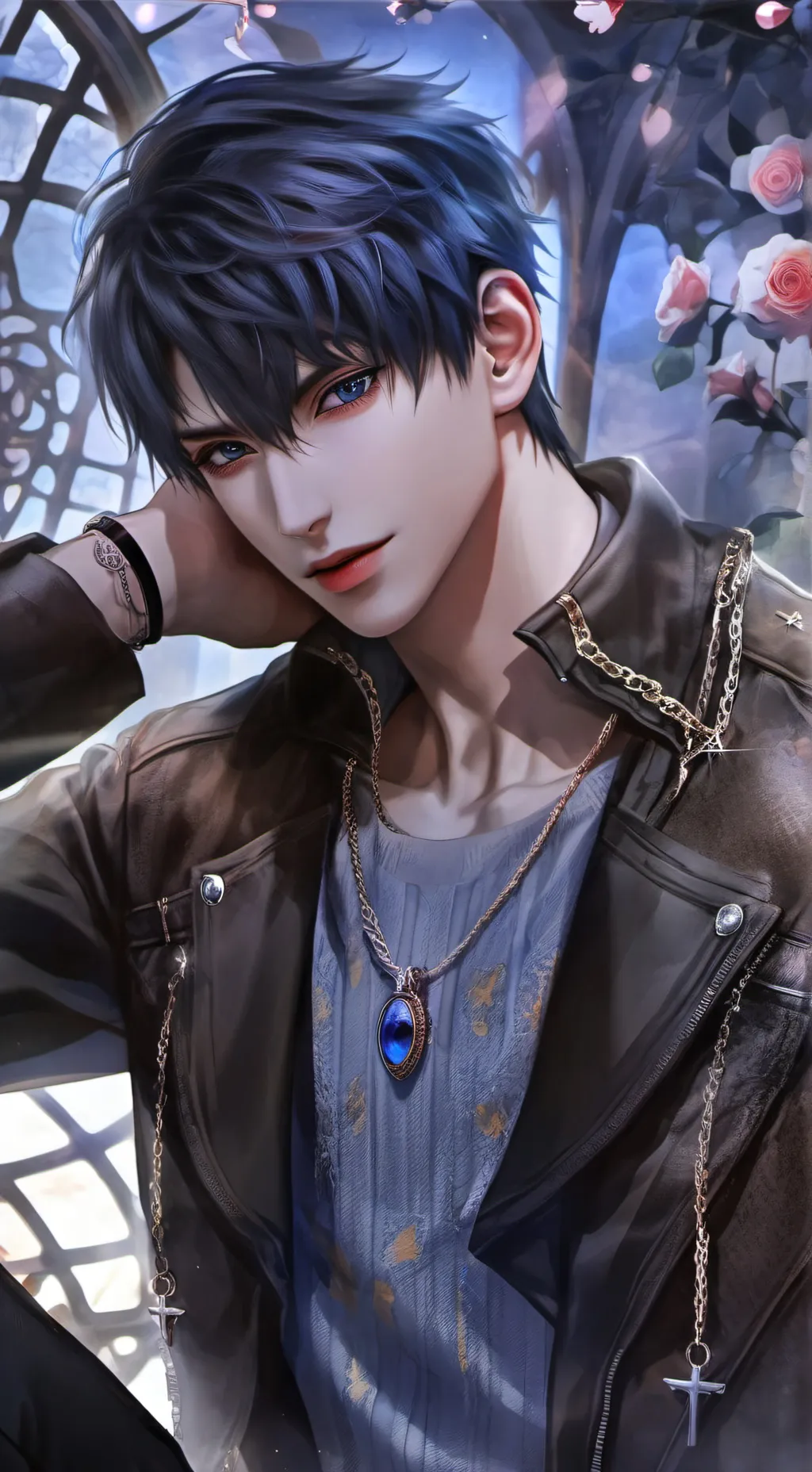 ai character: Max background