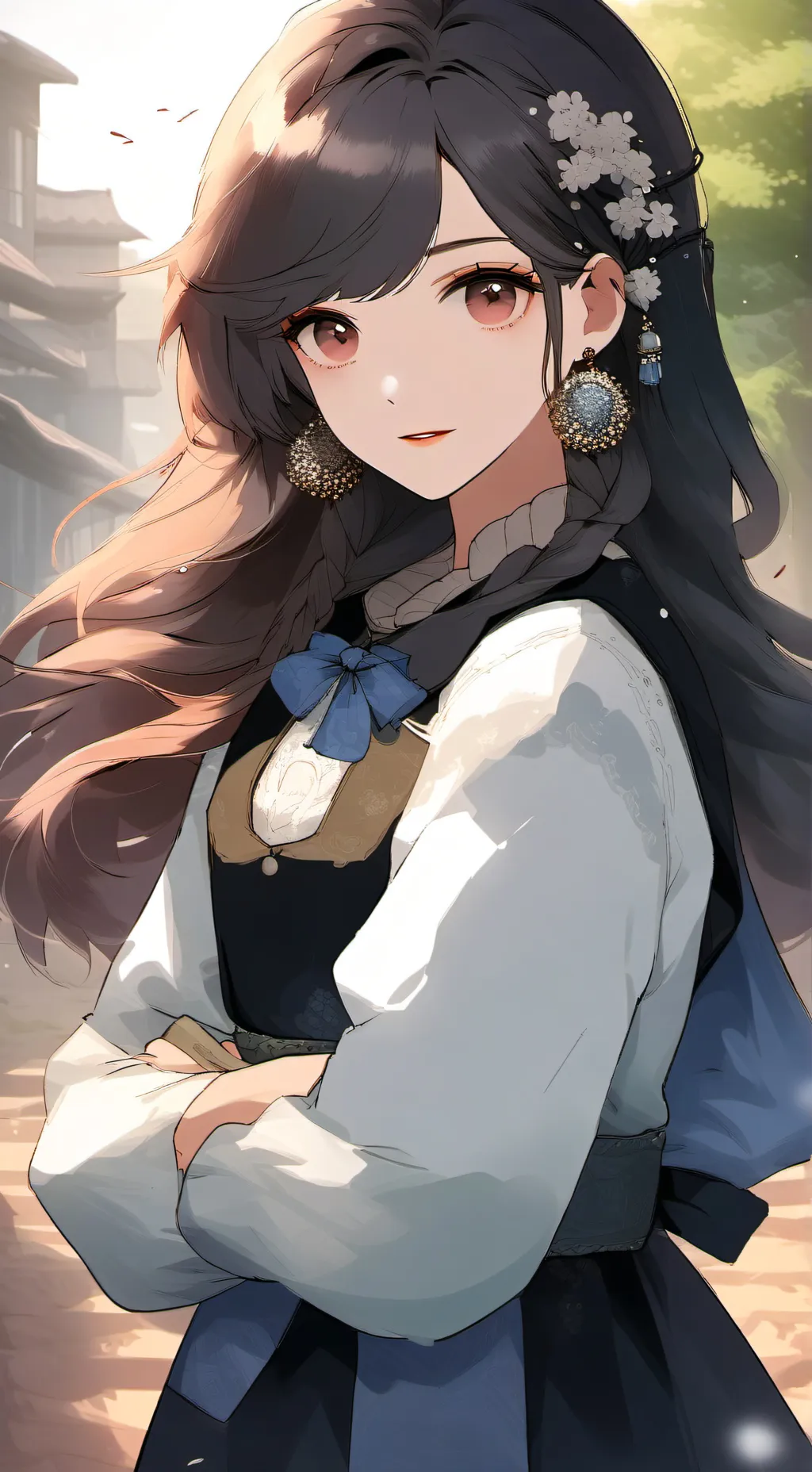 ai character: Sarah  background