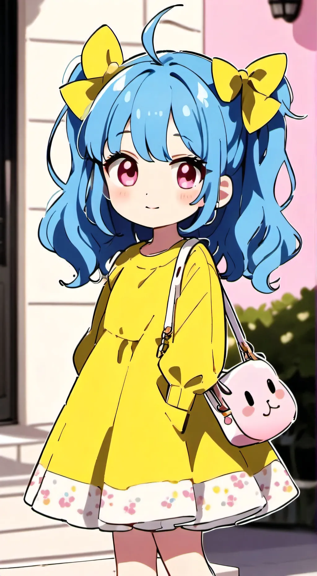 ai character: Mall background