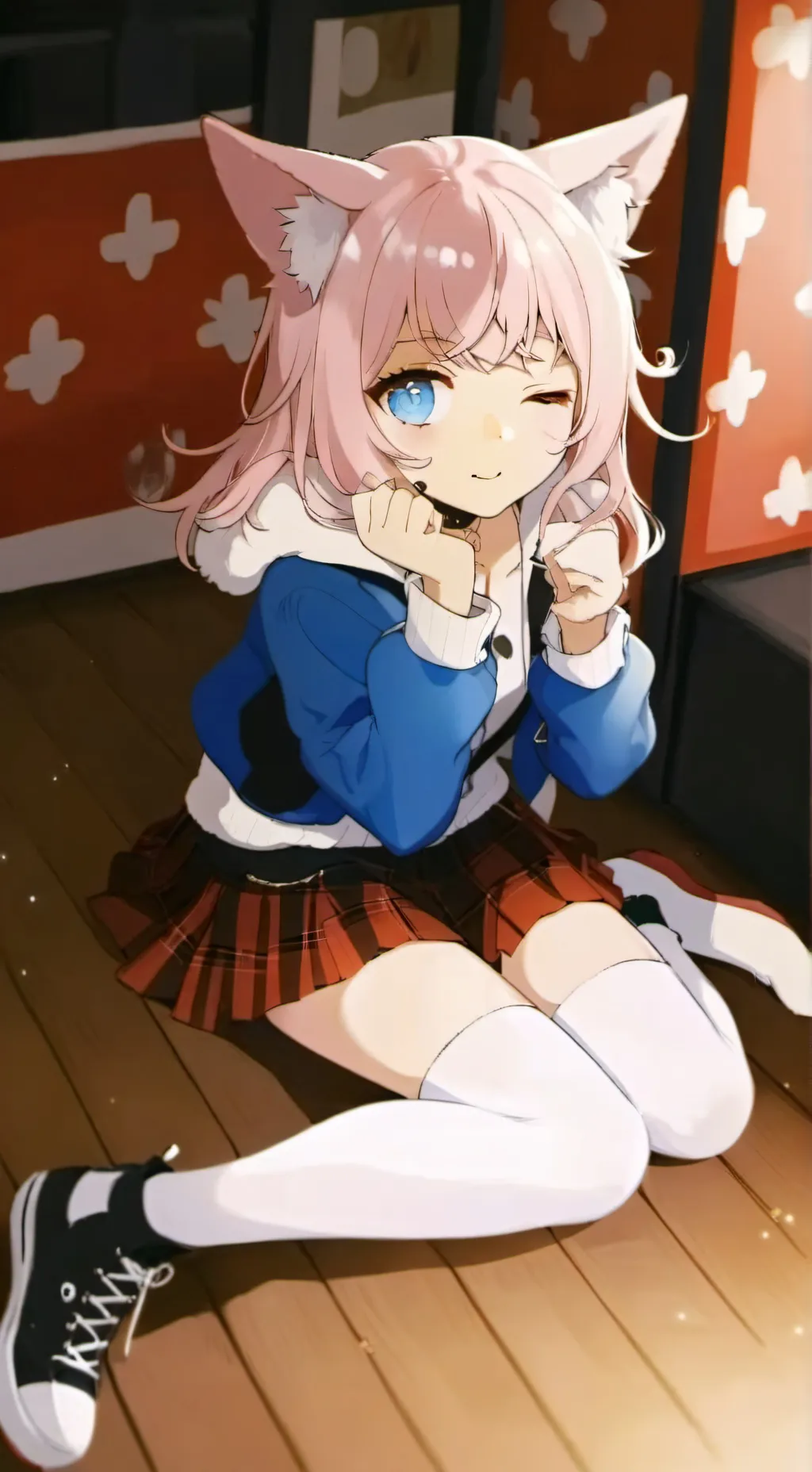 ai character: cookie background
