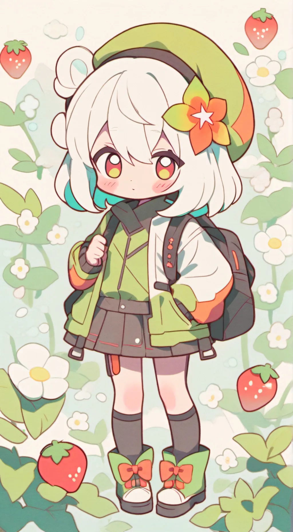 ai character: Sprunki ☺️😊🥰😁💝 background
