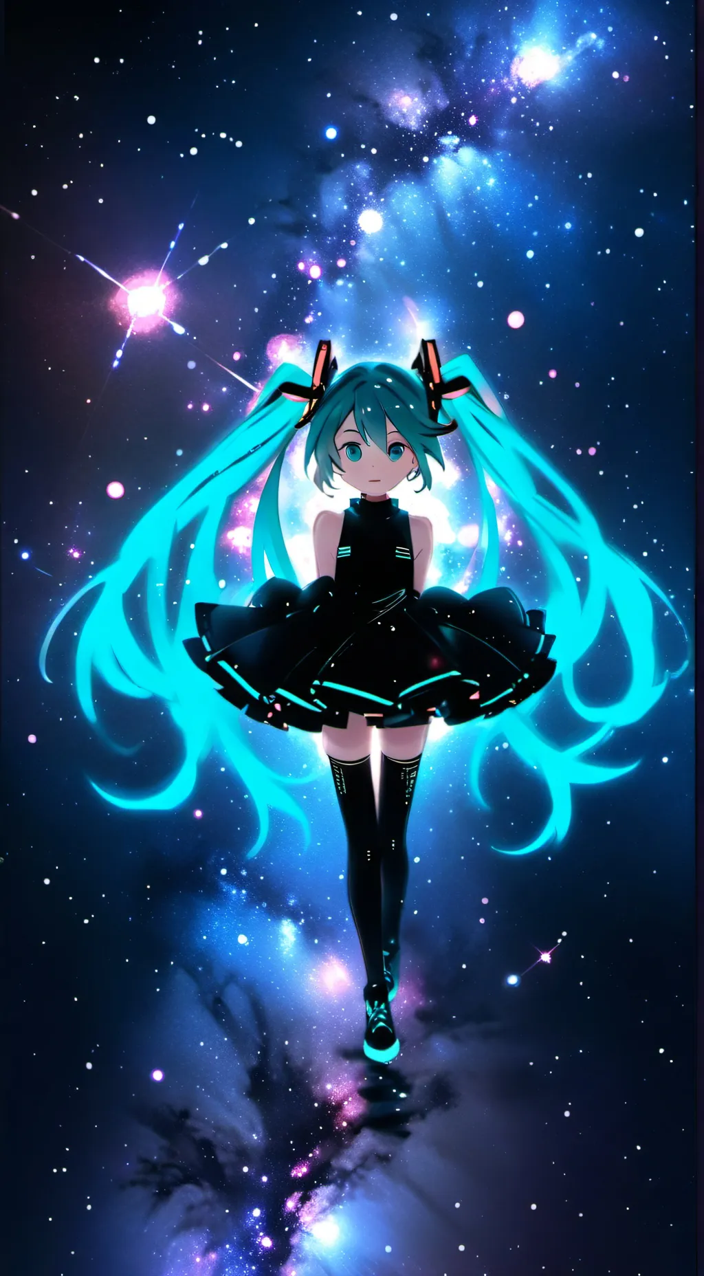 ai character: Miku background