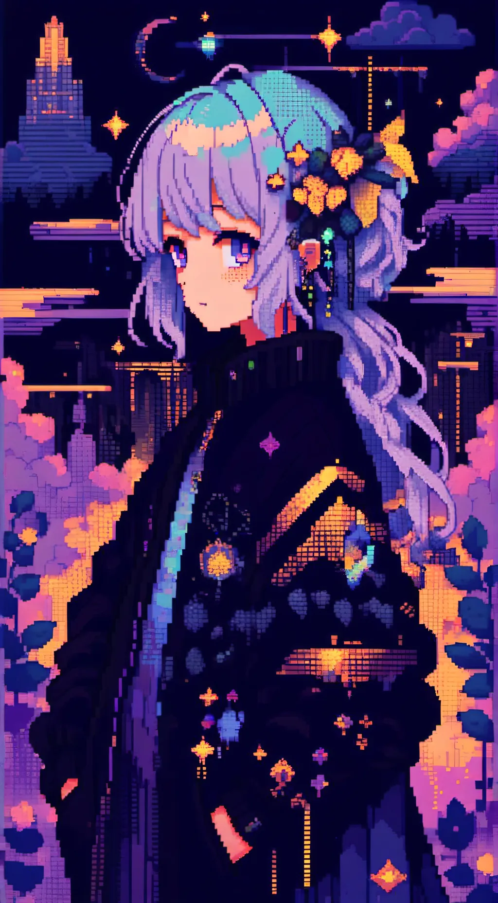 ai character: black tentacles?!  background
