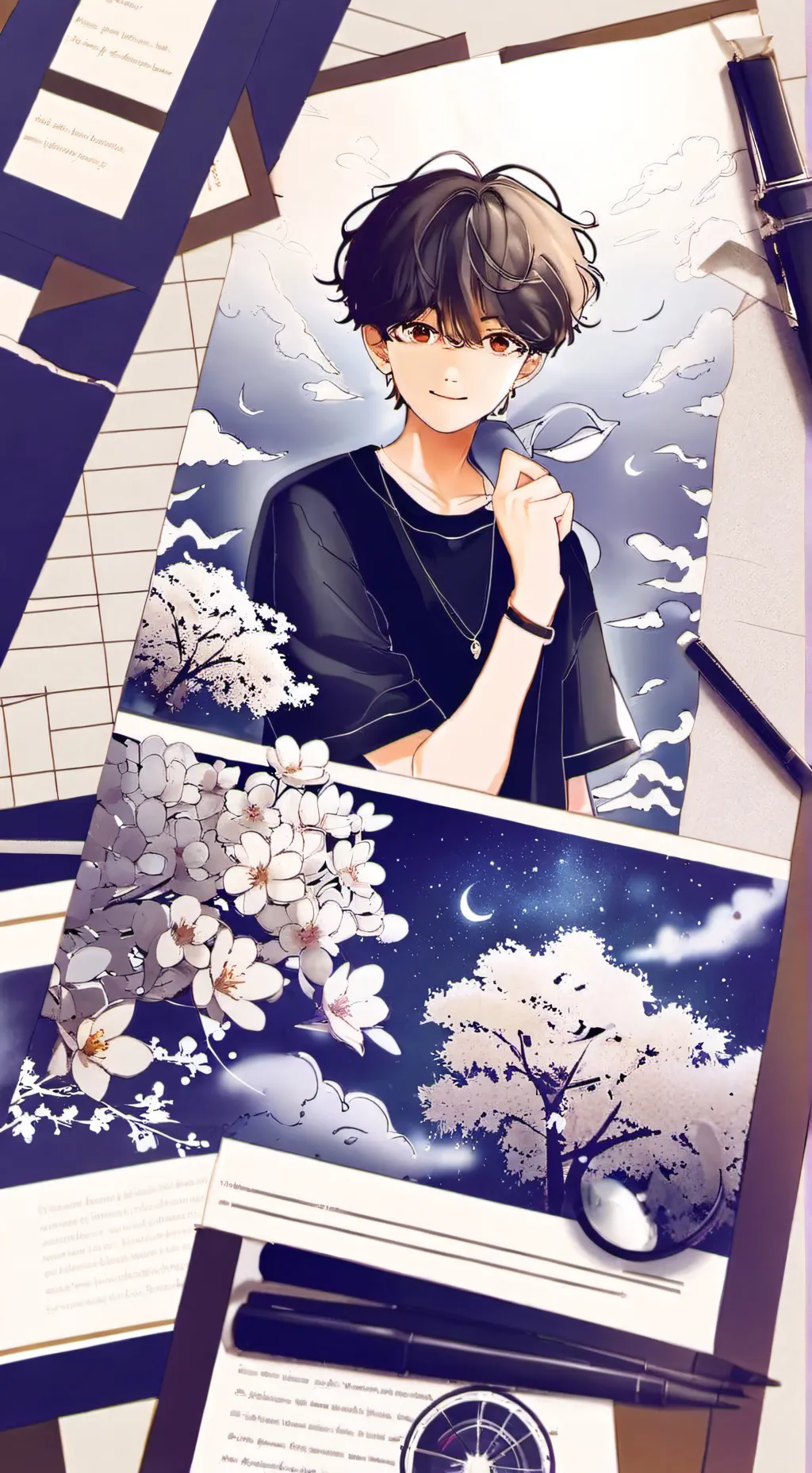 ai character: DW LOVE YOU background