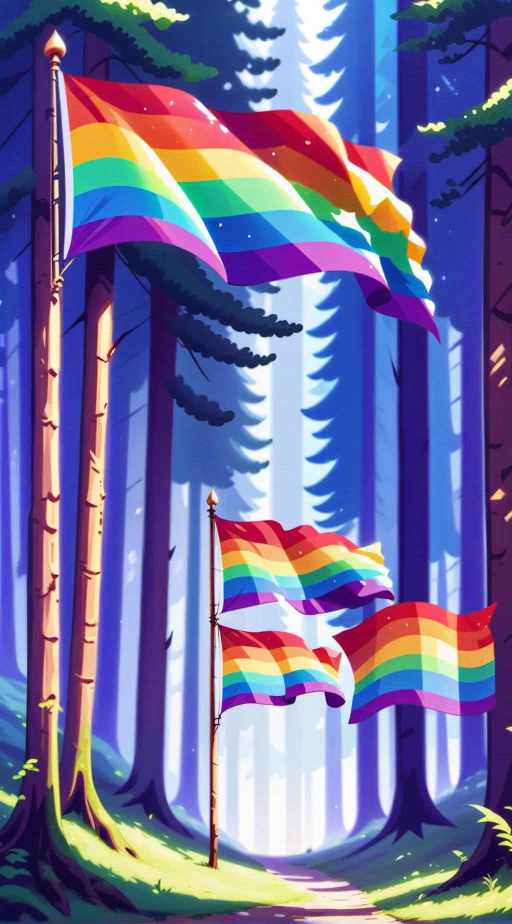 ai character: Gay test  background