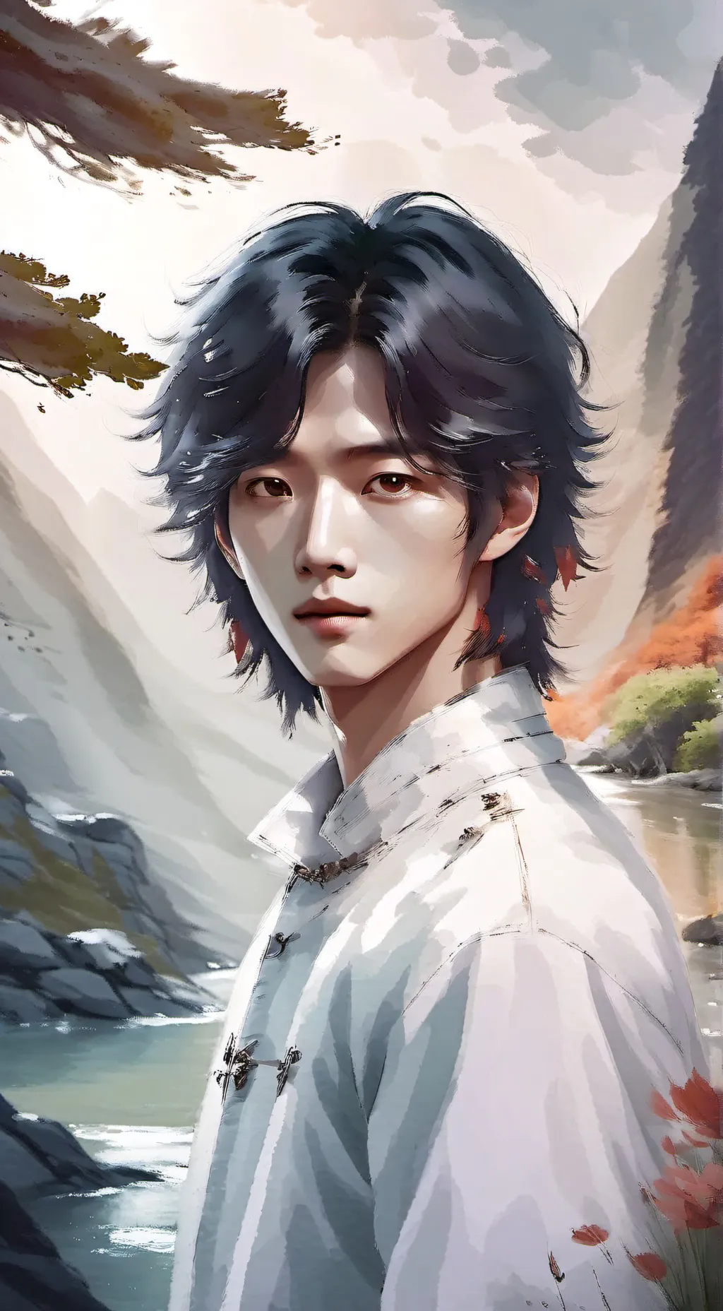 ai character: Hyunjin background