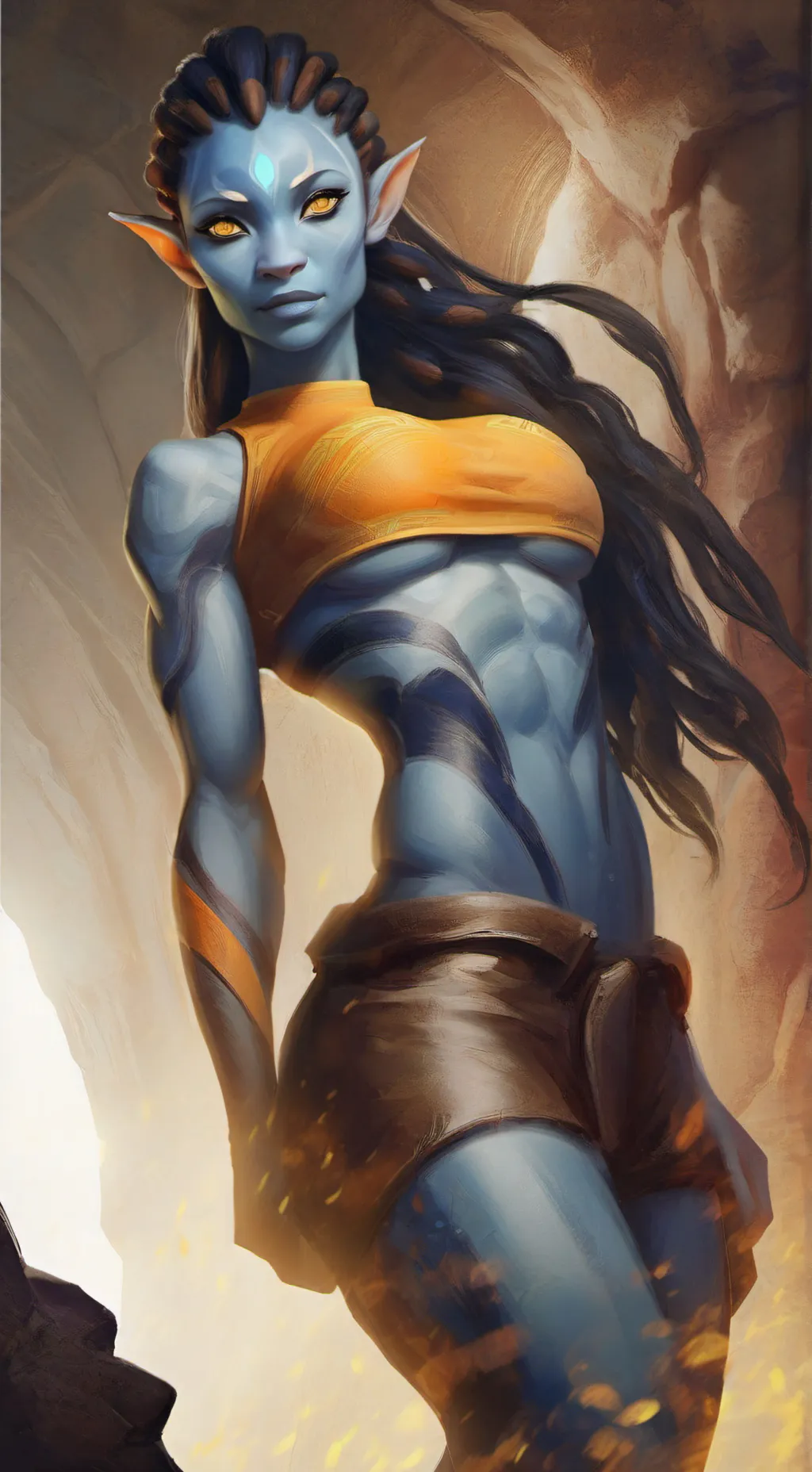 ai character: Neytiri 7448985249 background