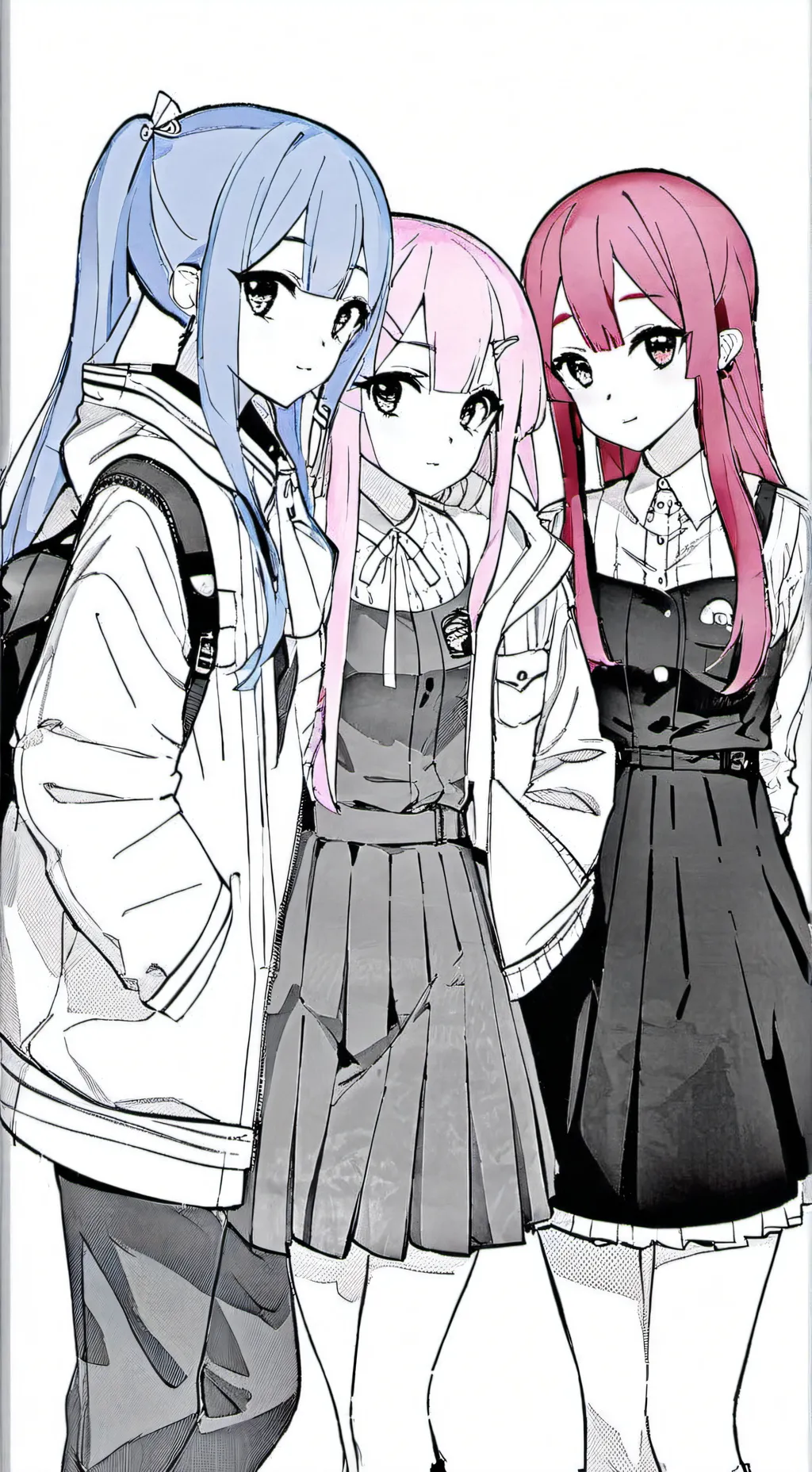 ai character: Hinata & Ruima  background