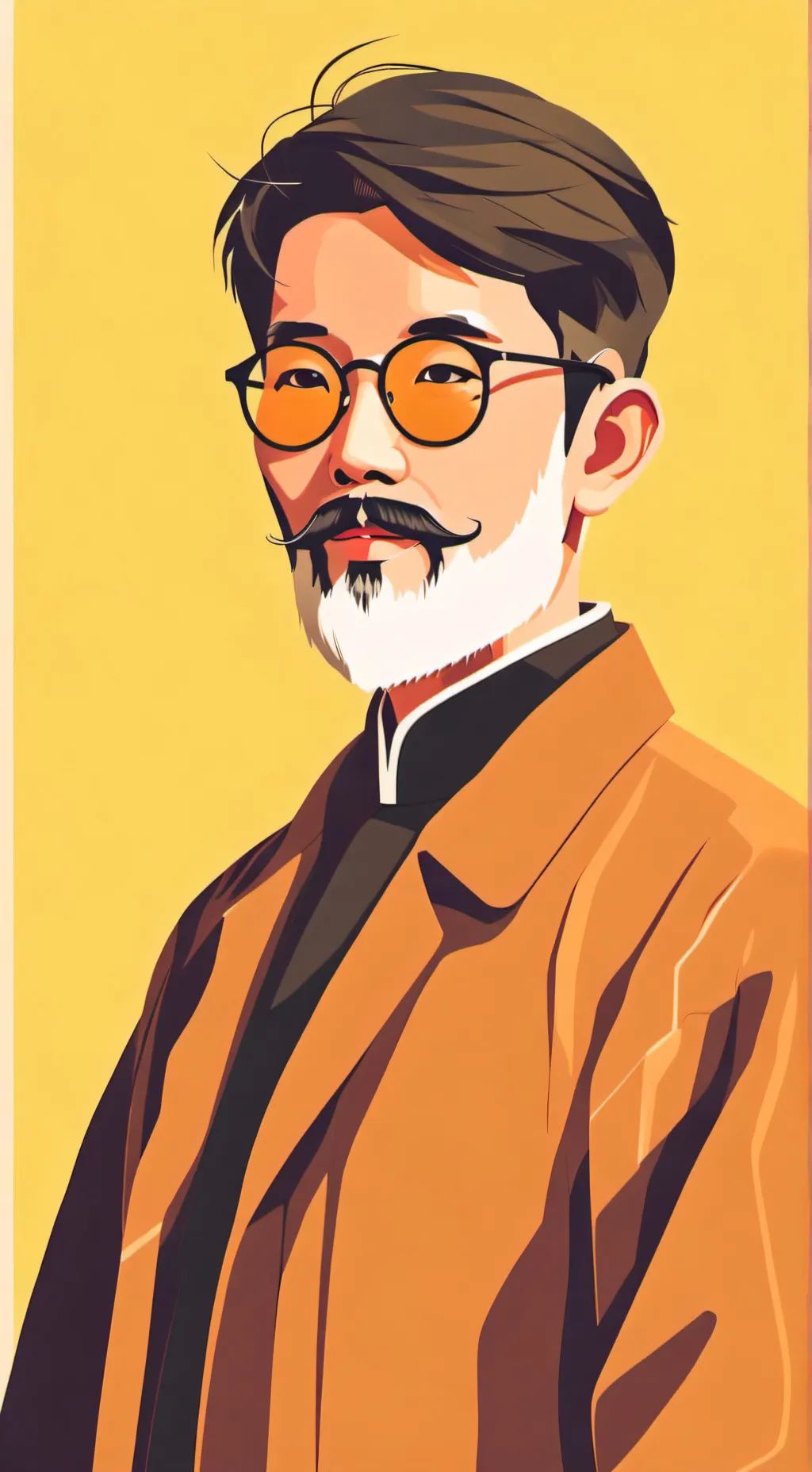 ai character: Asian dad￼ background