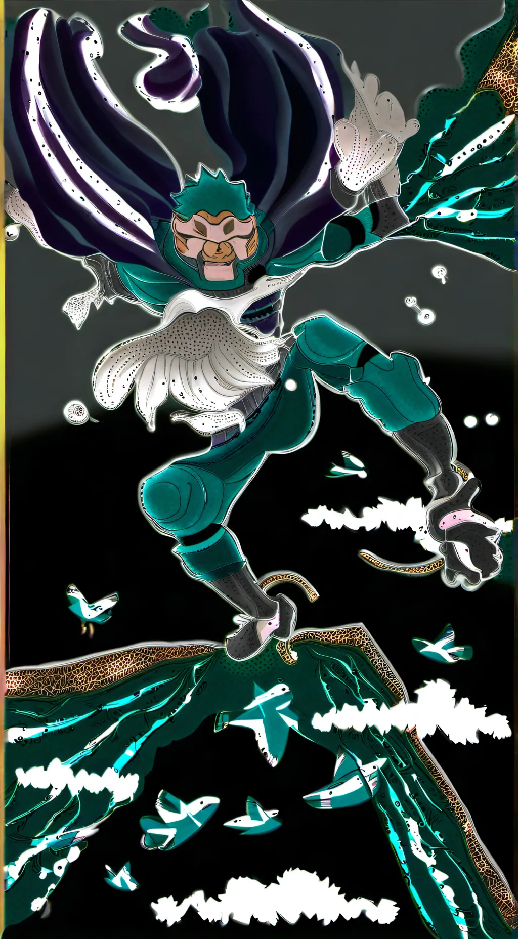 ai character: soul magolor:3 background