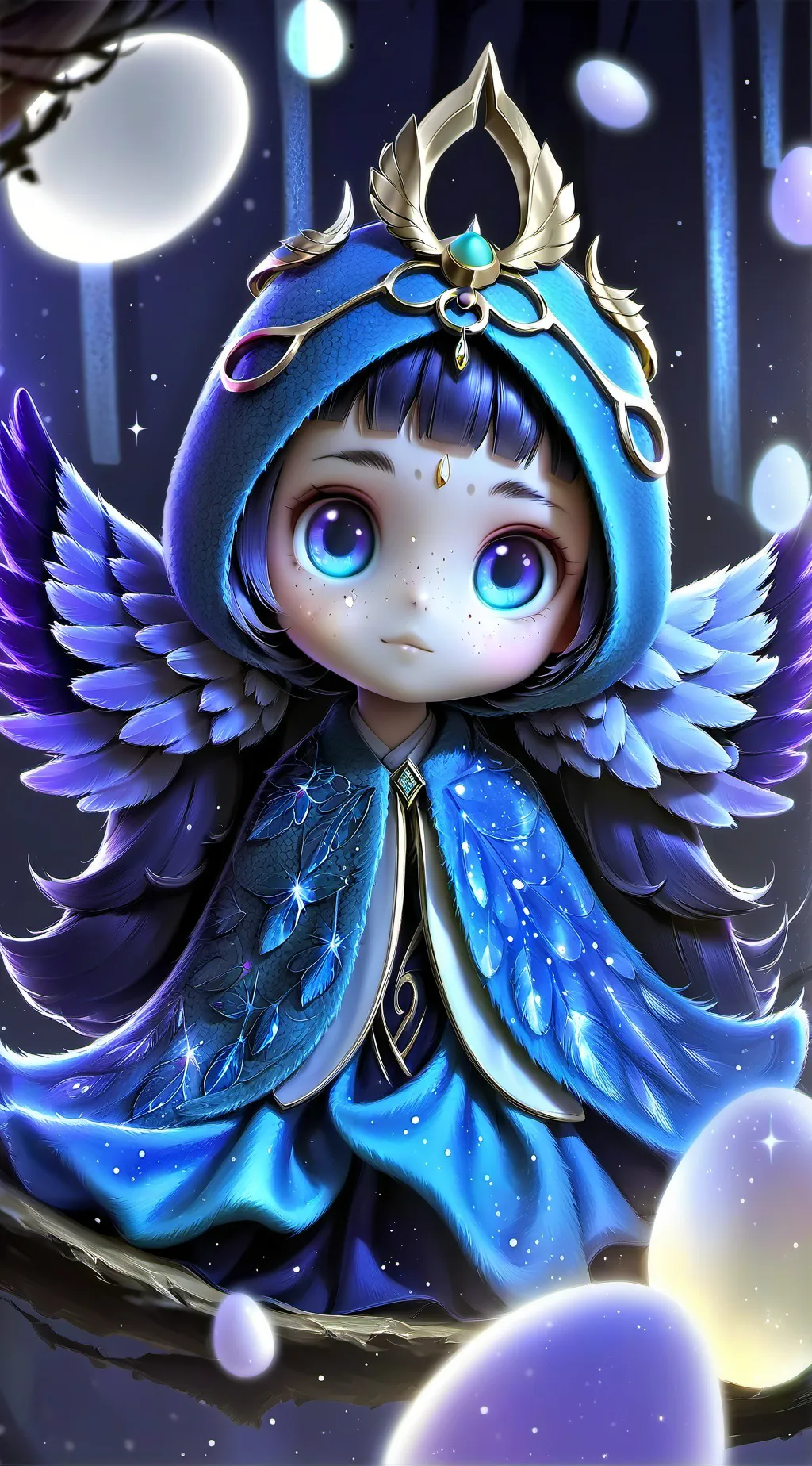 ai character: Speckled Egg Spirit background