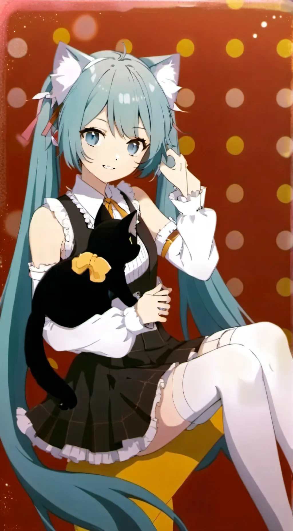 ai character: Hatsune Miku background